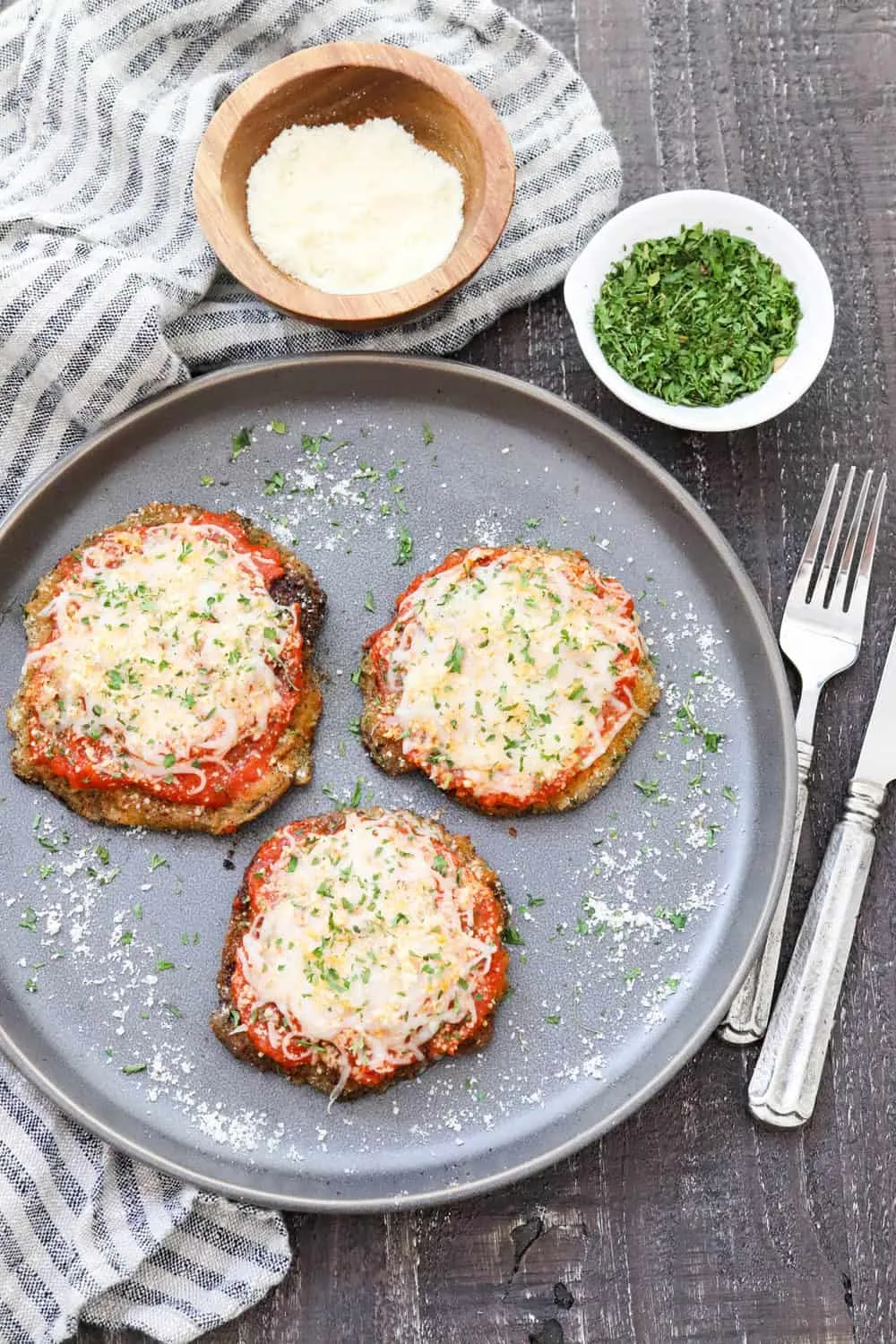 Parmesan Crusted Portobello Mushroom Caps