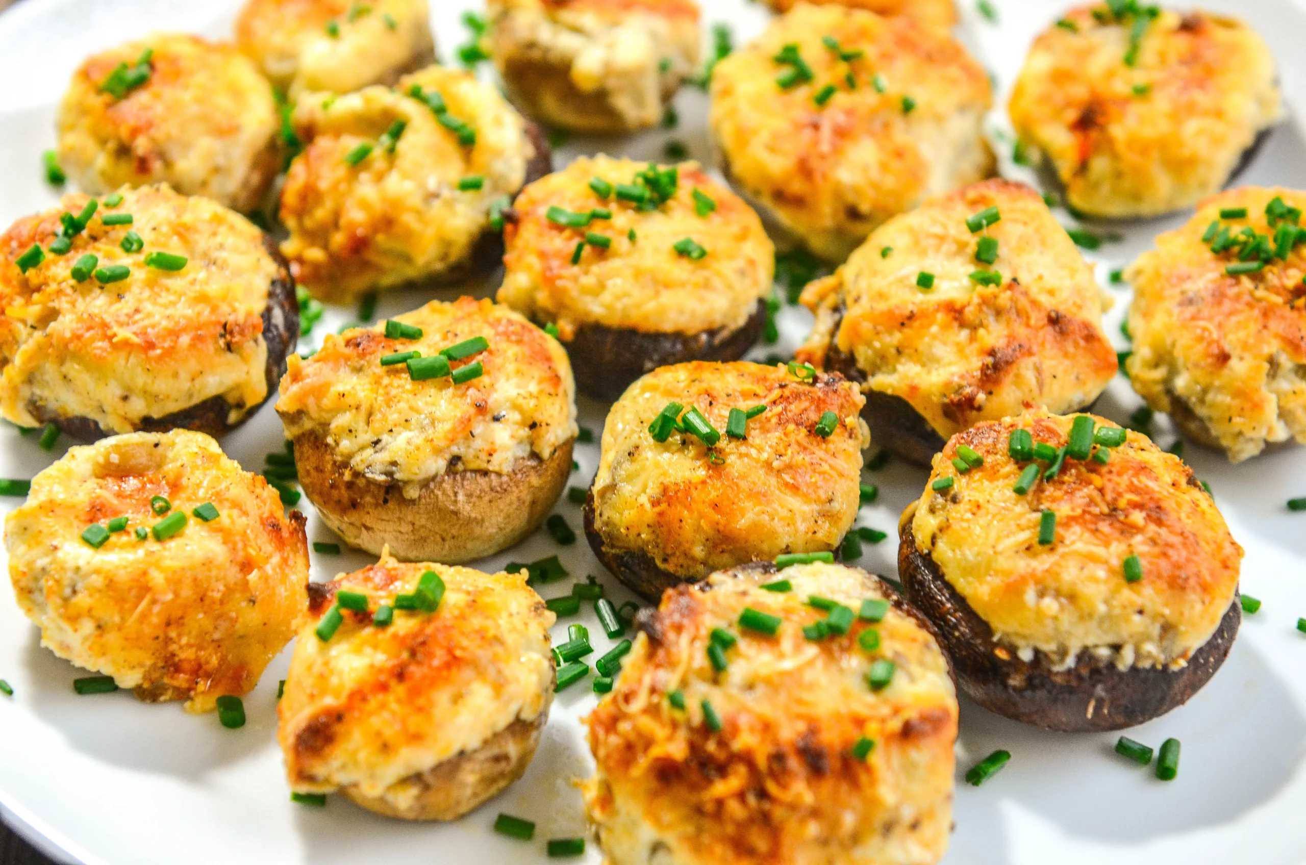 Parmesan and Herb Stuffed Mushrooms