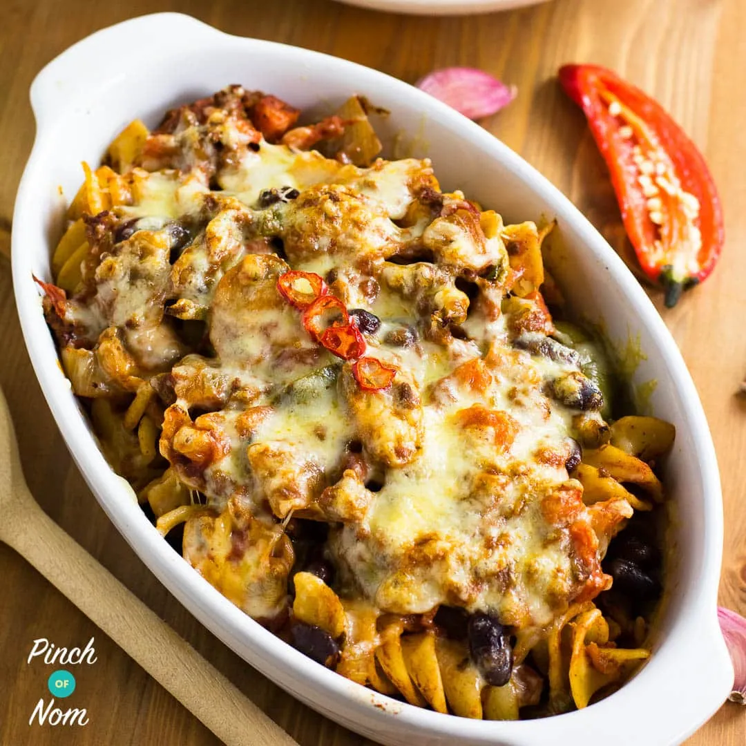 Pasta Bean and Chilli Bake