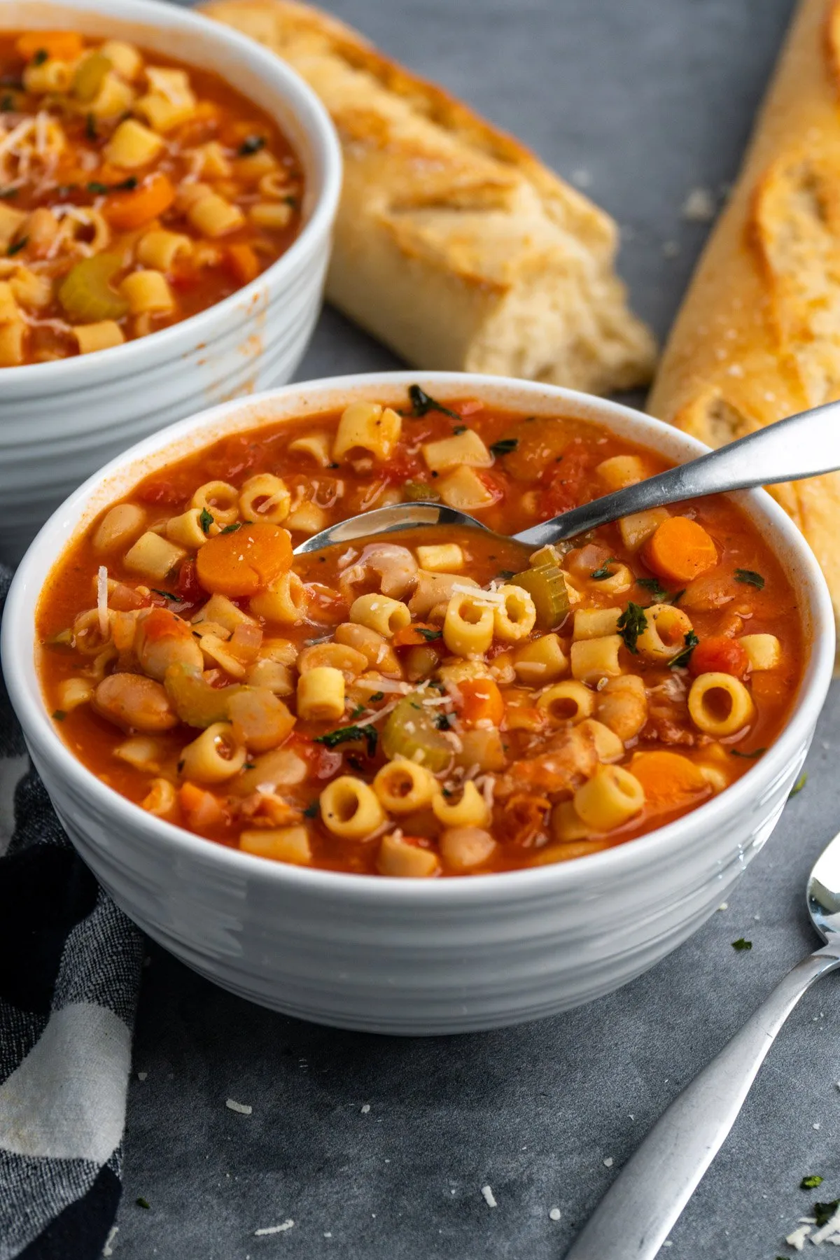 Pasta Fagioli Slow Cooker Crock Pot Version