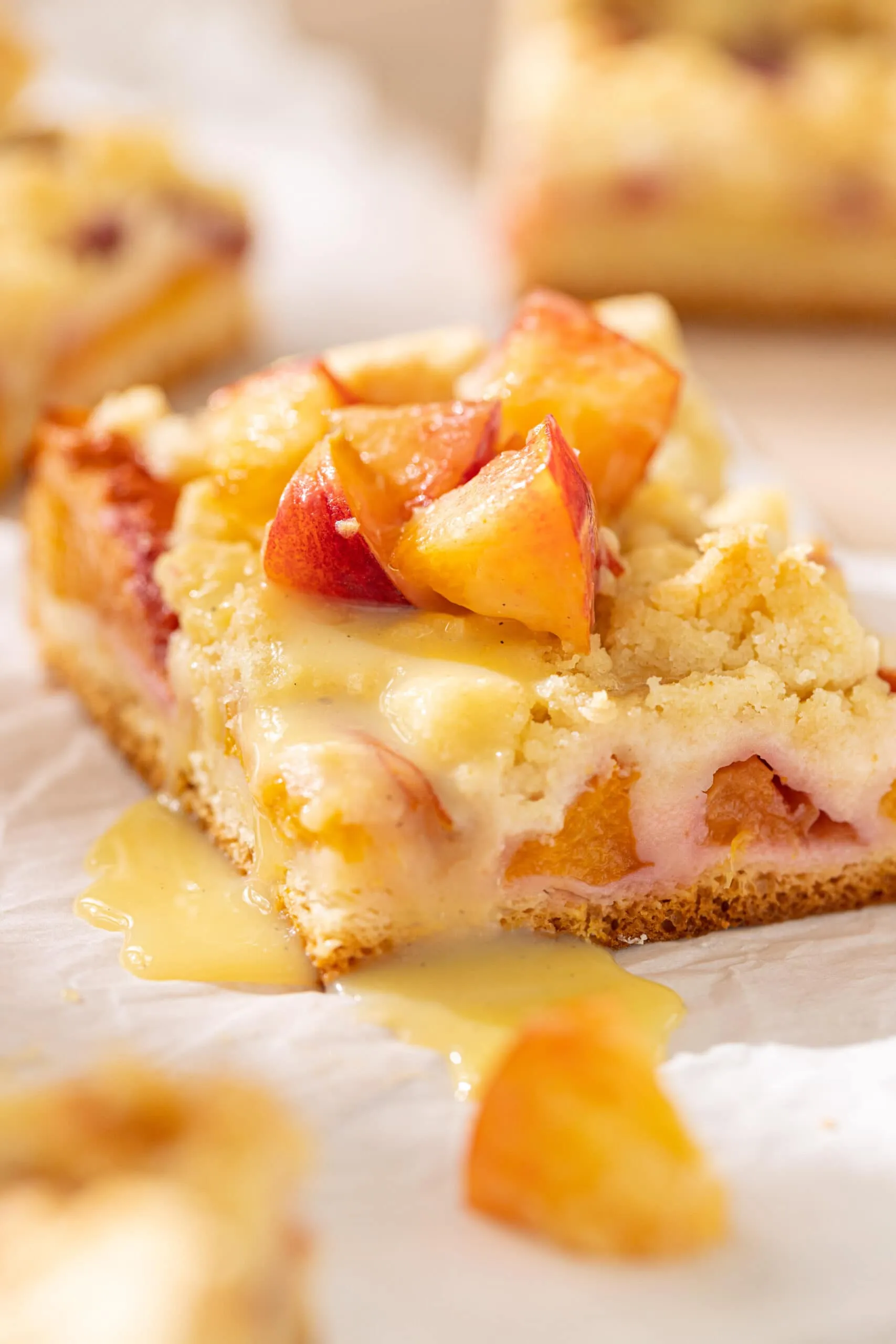 Peach Streusel Coffee Cake