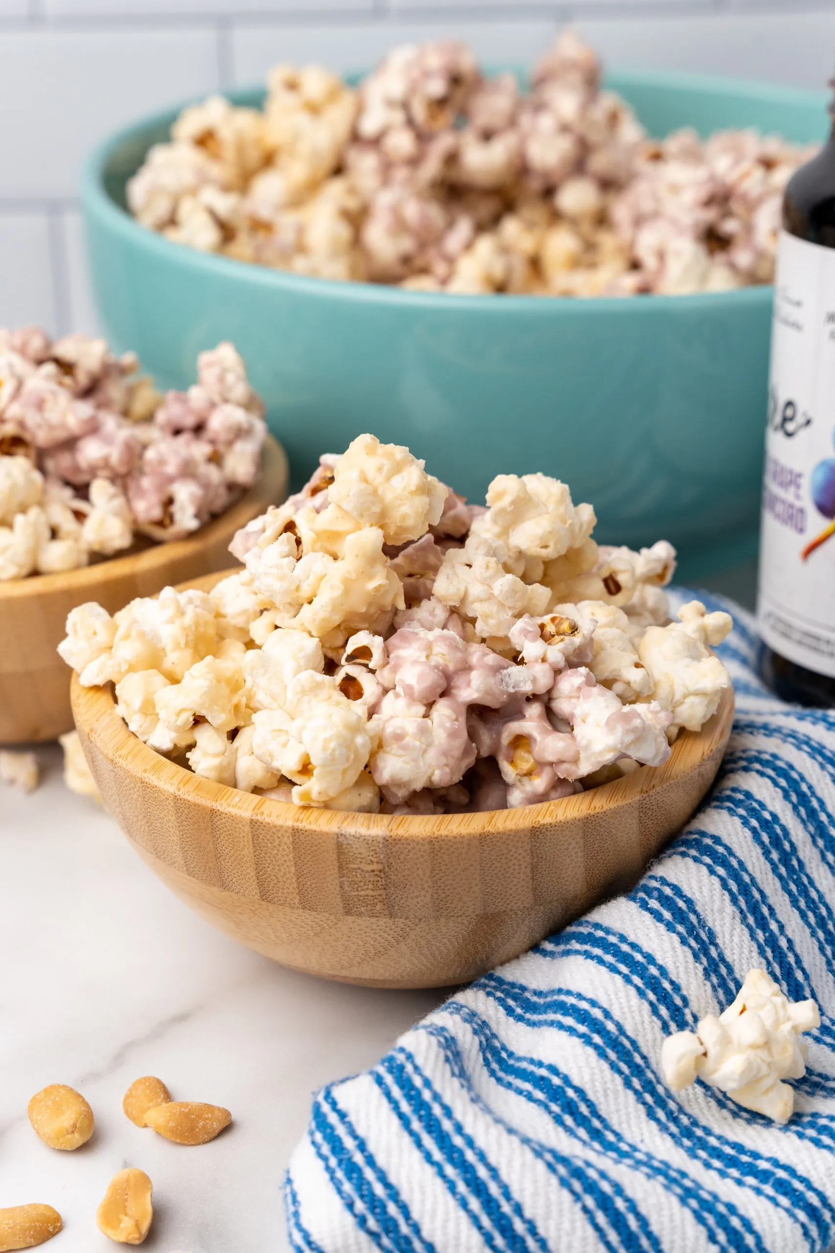 Peanut Butter Jelly Popcorn