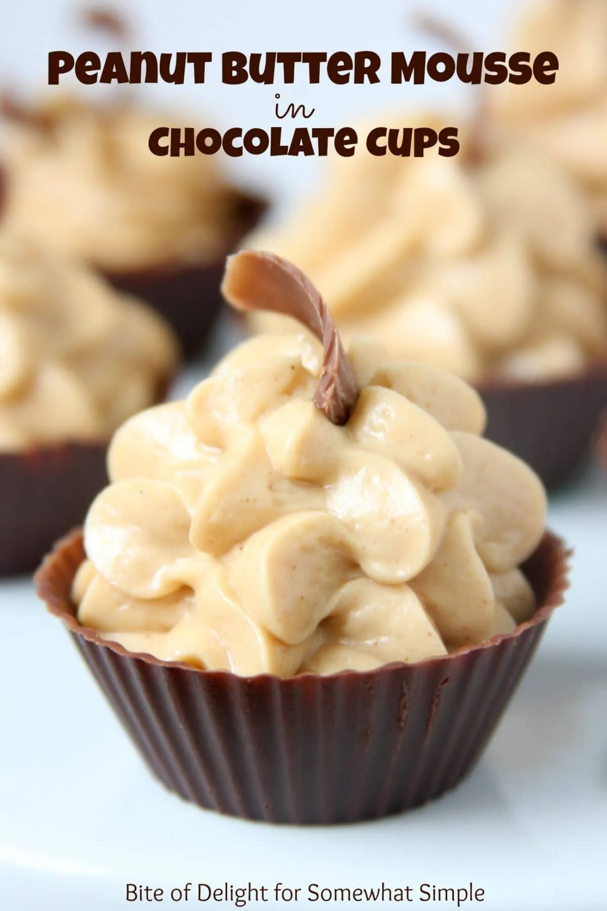 Peanut Butter Mousse Cups