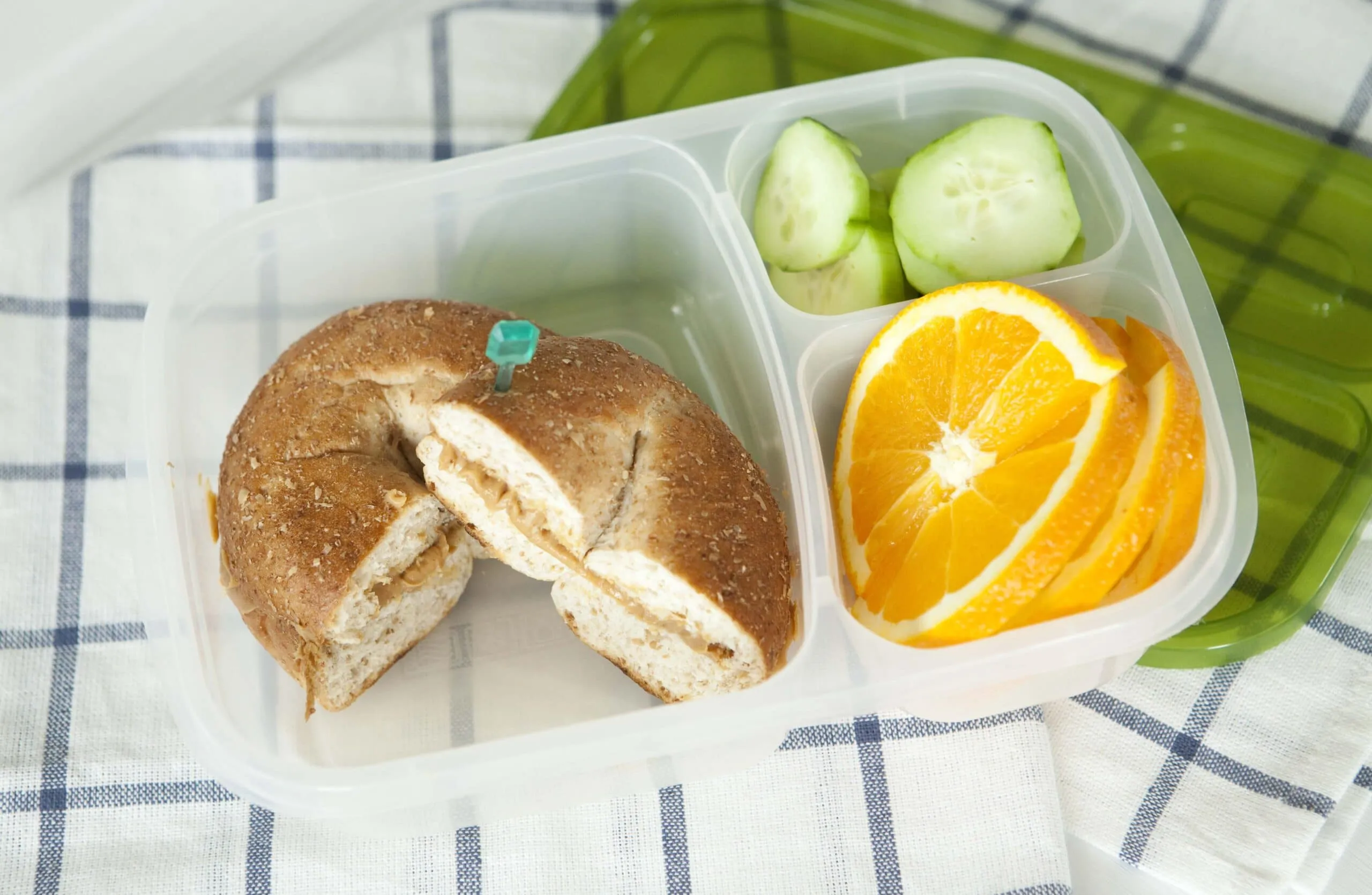 Peanut Butter and Honey Bagels