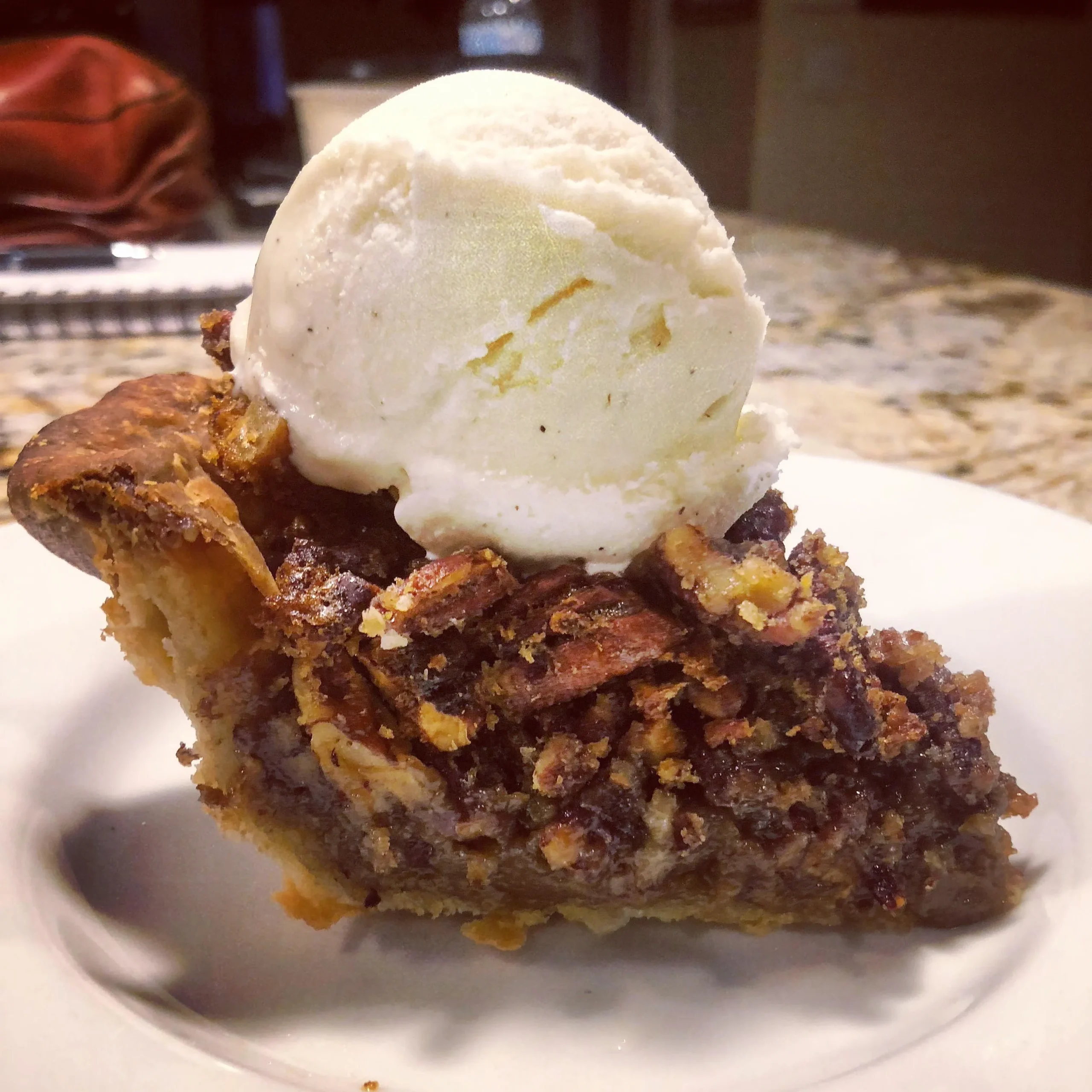 Pecan Maple Blue Cheese Bourbon Tart