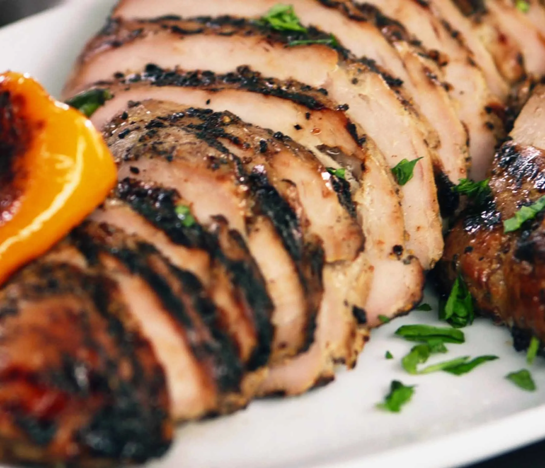 Pellet Grill Spicy BBQ Pork Tenderloin