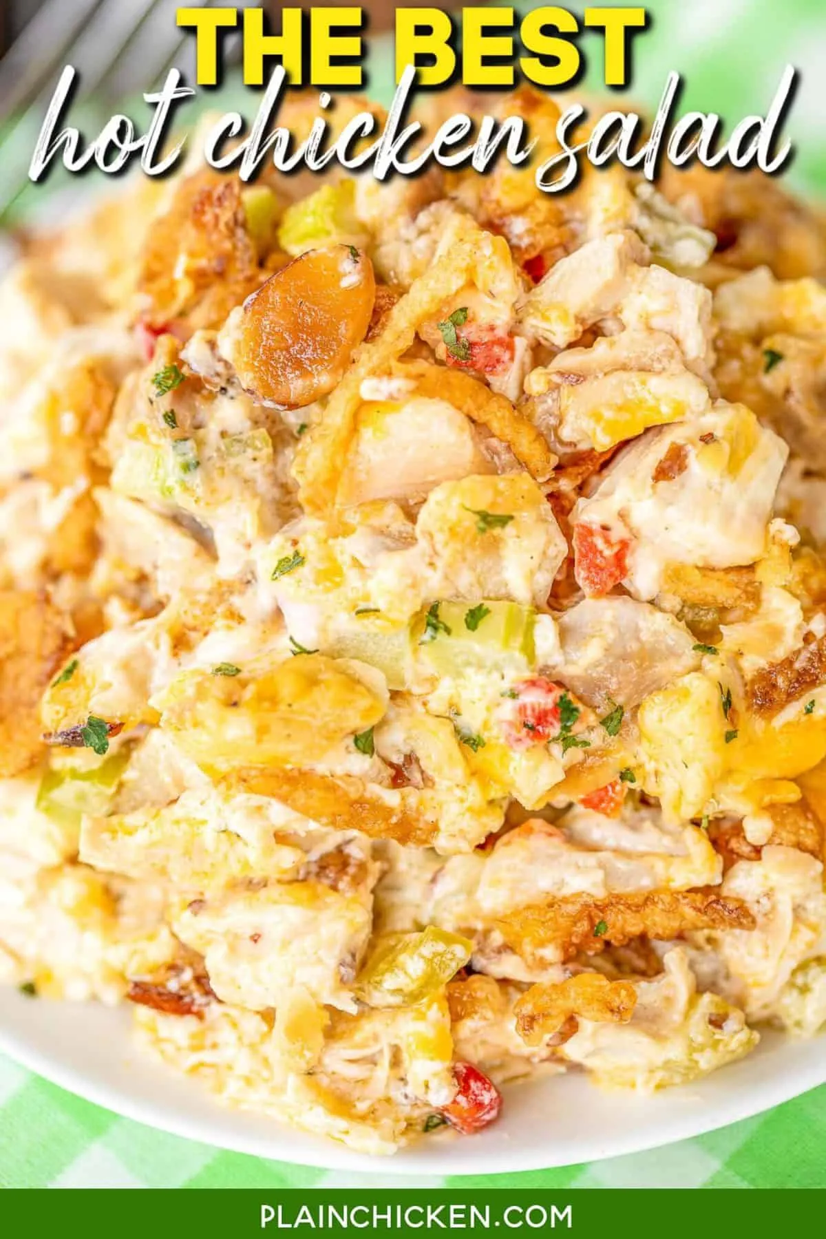 Perfect Amish Hot Chicken Salad