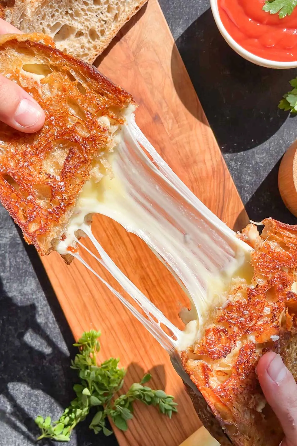 Perfect Sourdough Grilled Cheese