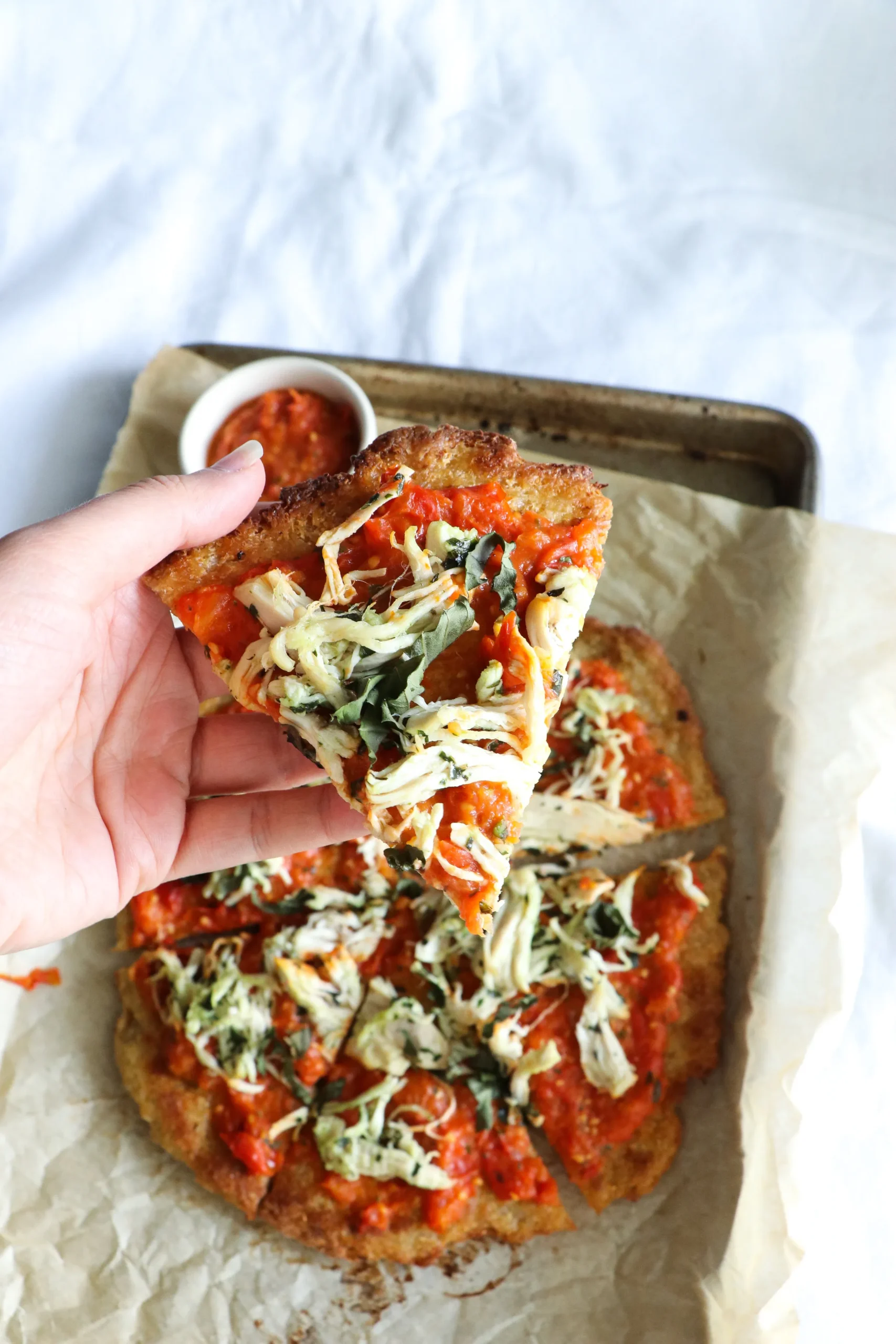 Personal Pan Cauliflower Pizza Crust Dairy Free