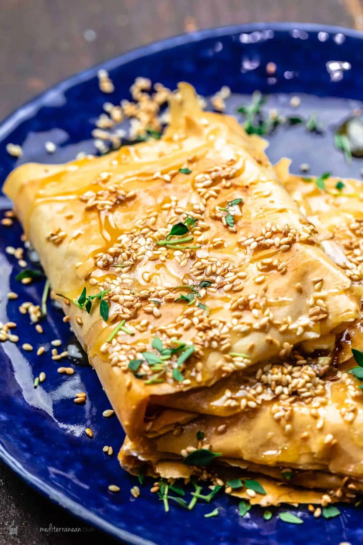 Phyllo Baked Feta with Honey