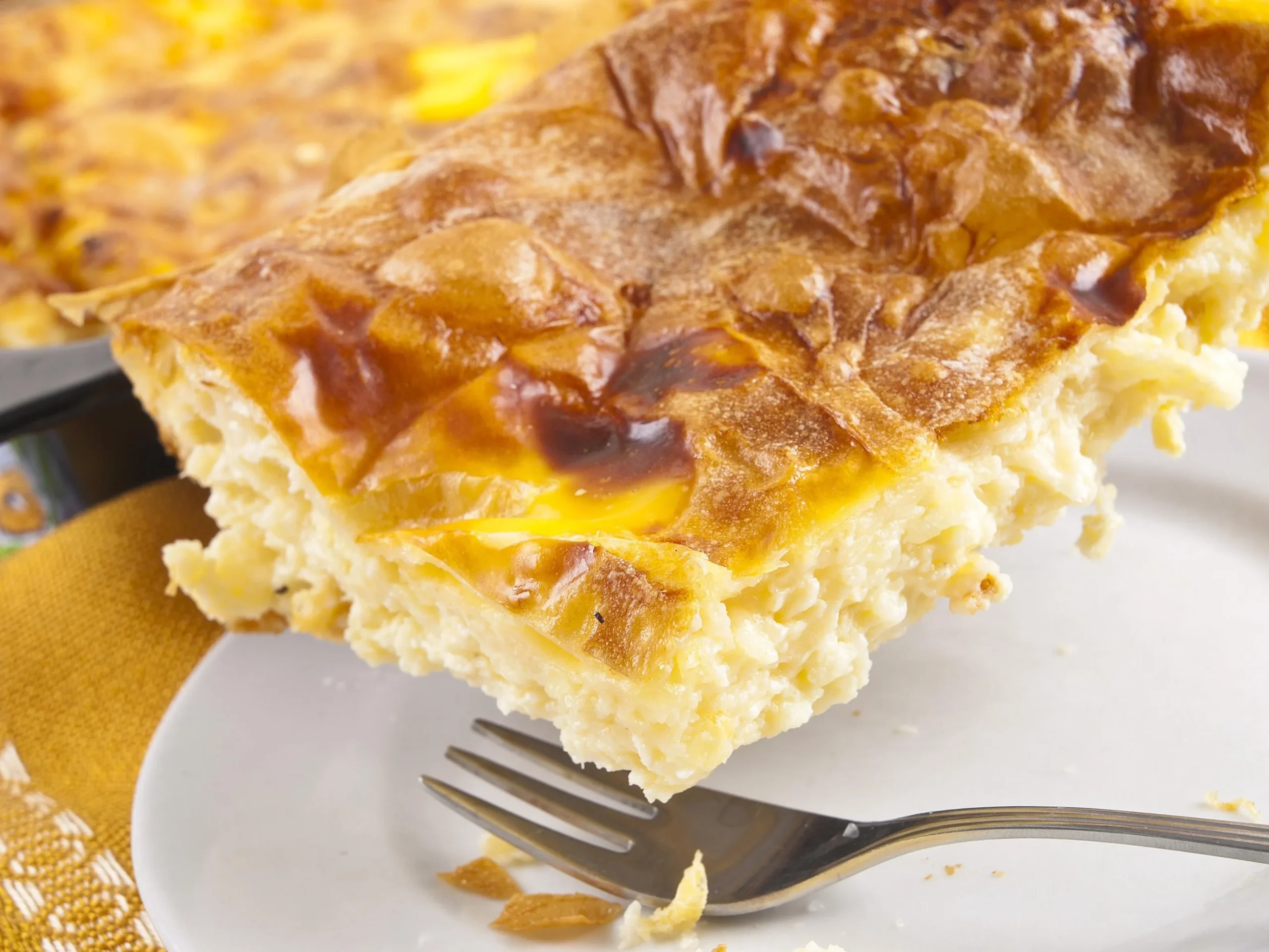 Phyllo Sausage Egg Bake