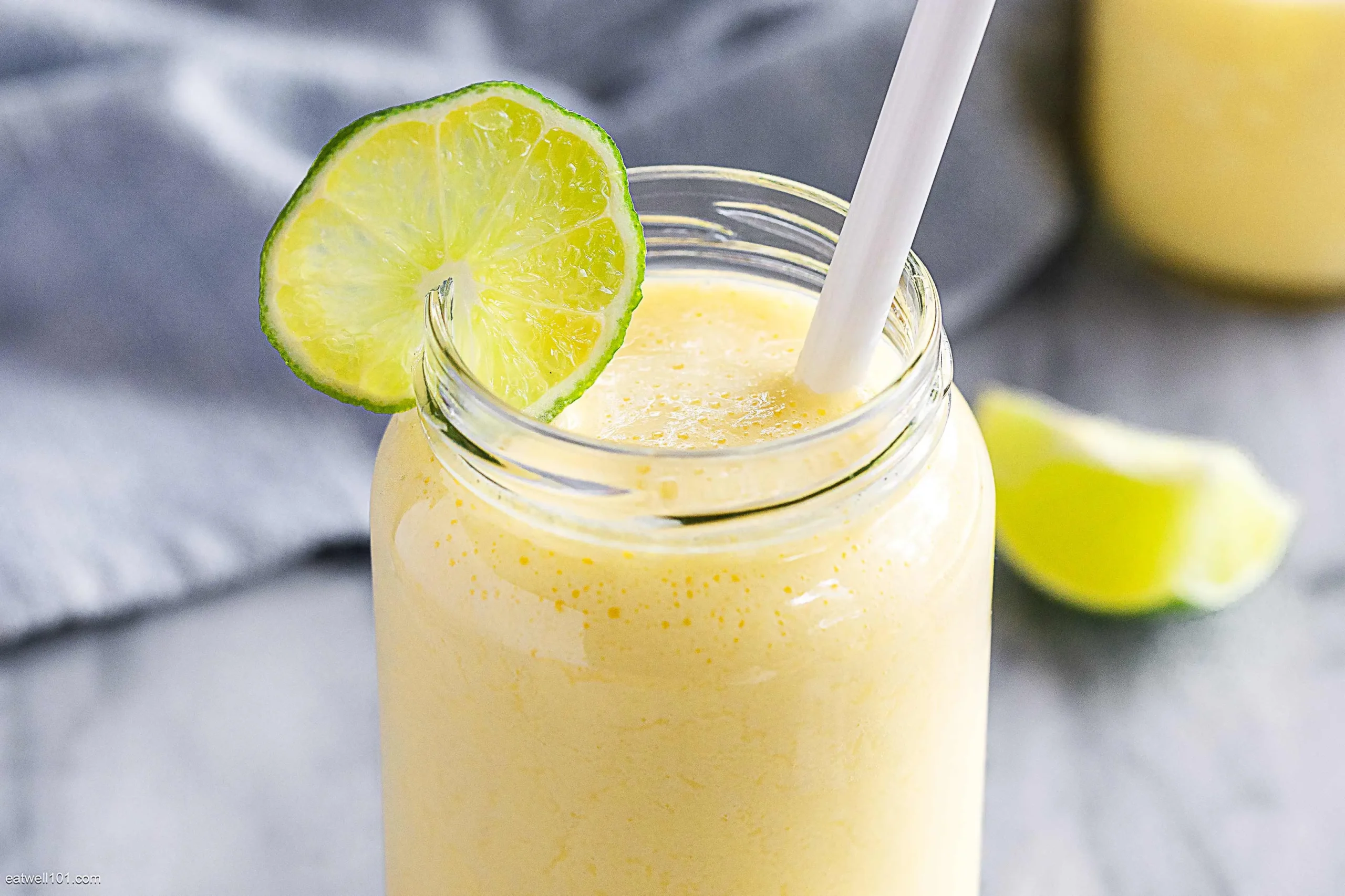 Pineapple Mango Coconut and Lime Smoothie