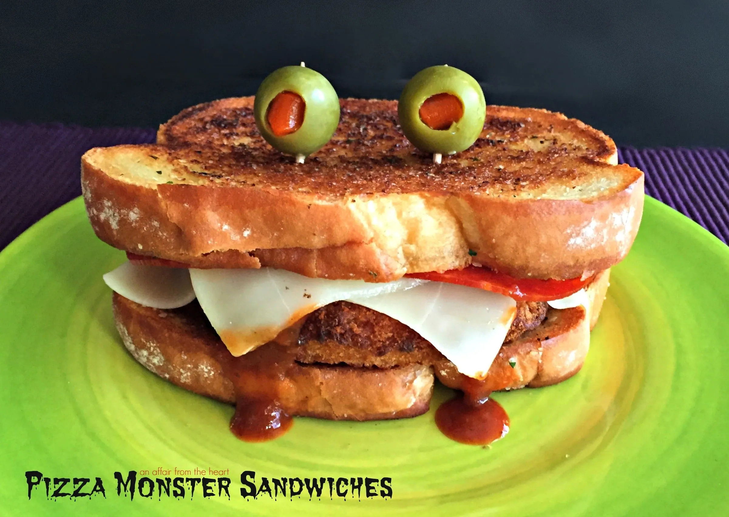 Pizza Grilled Cheese Monster
