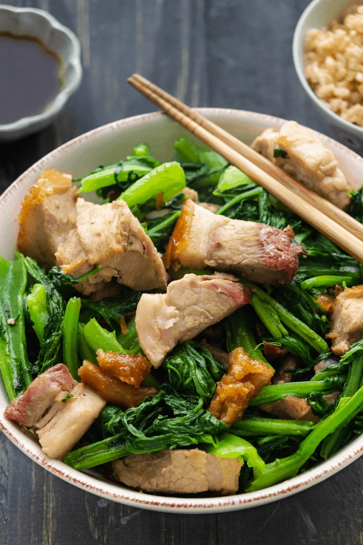 Pork Belly Stir Fry with Bean Sprouts