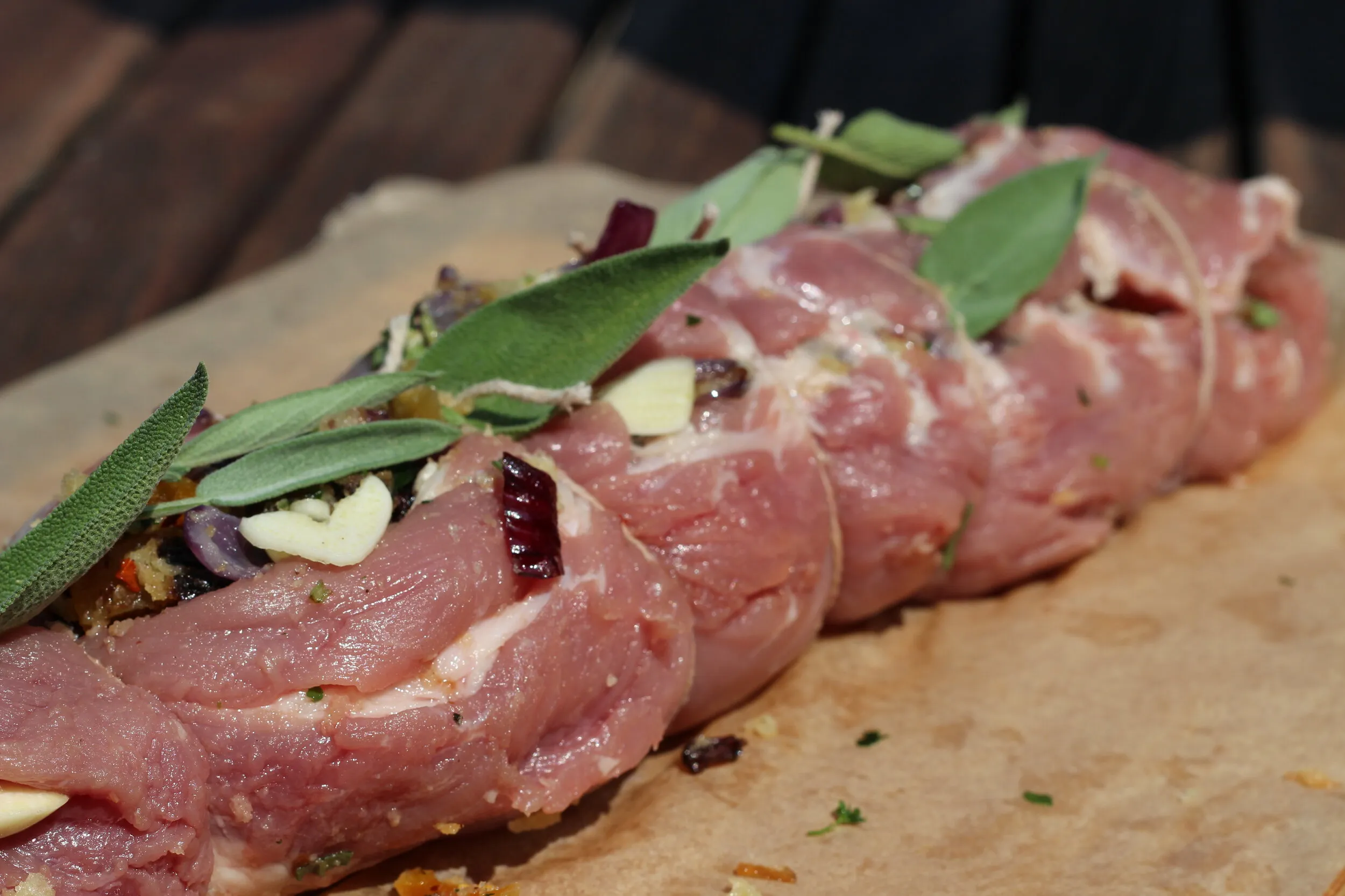 Pork Tenderloin Stuffed Jim Hamilton