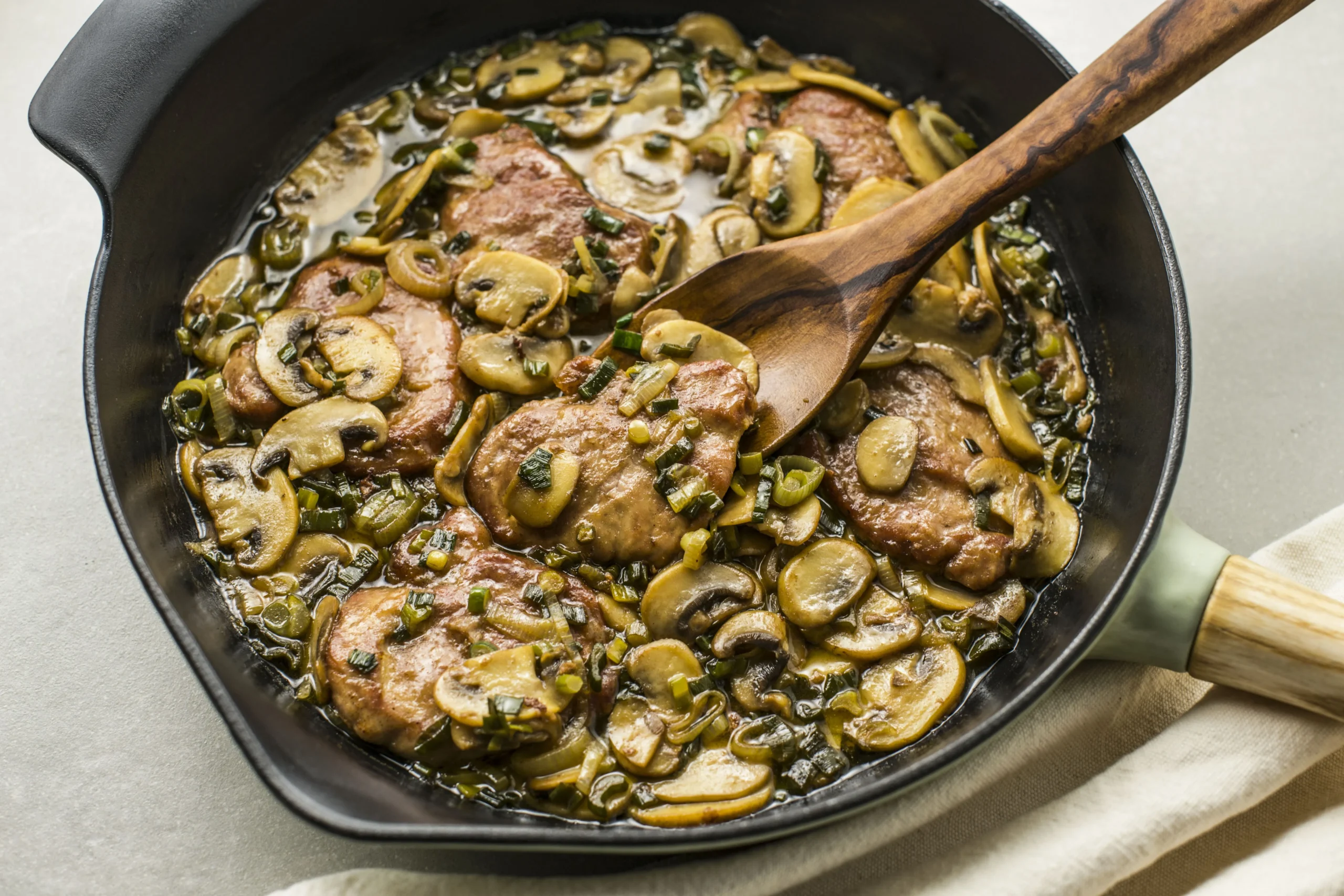 Pork Tenderloin in Spicy Marsella Sauce
