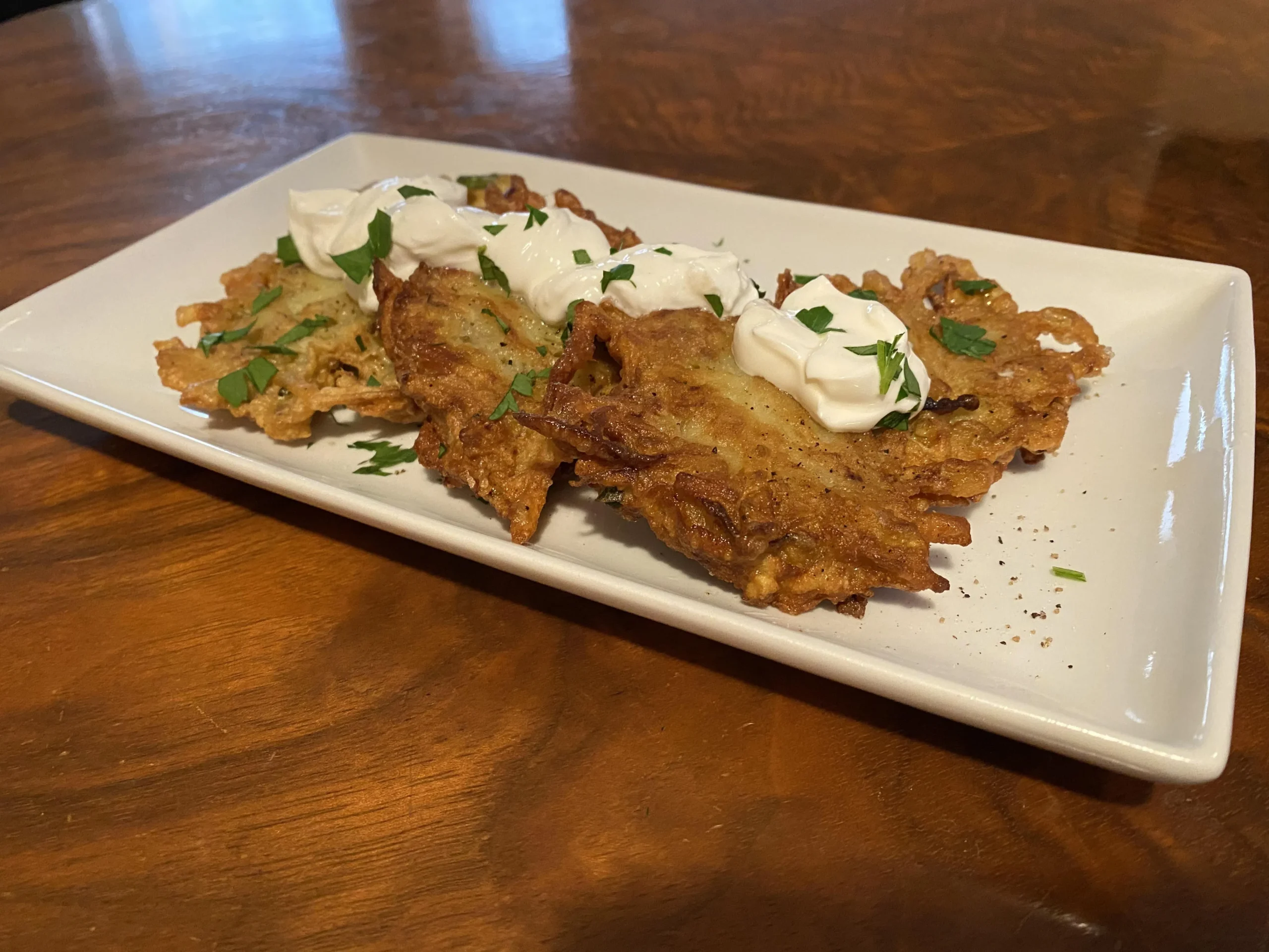 Potato and Fresh Horseradish Pancakes