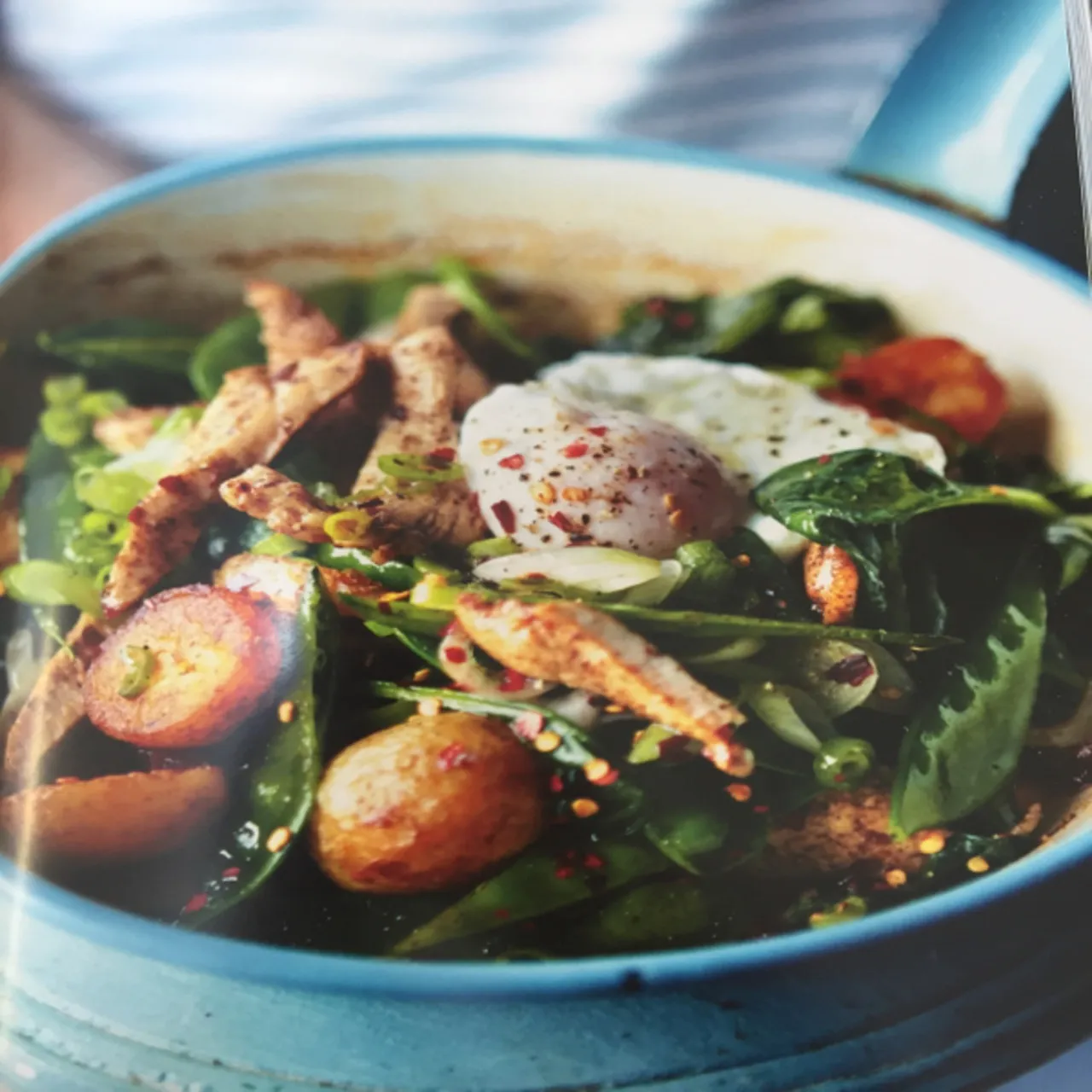 Potato and Smoked Chicken Hash