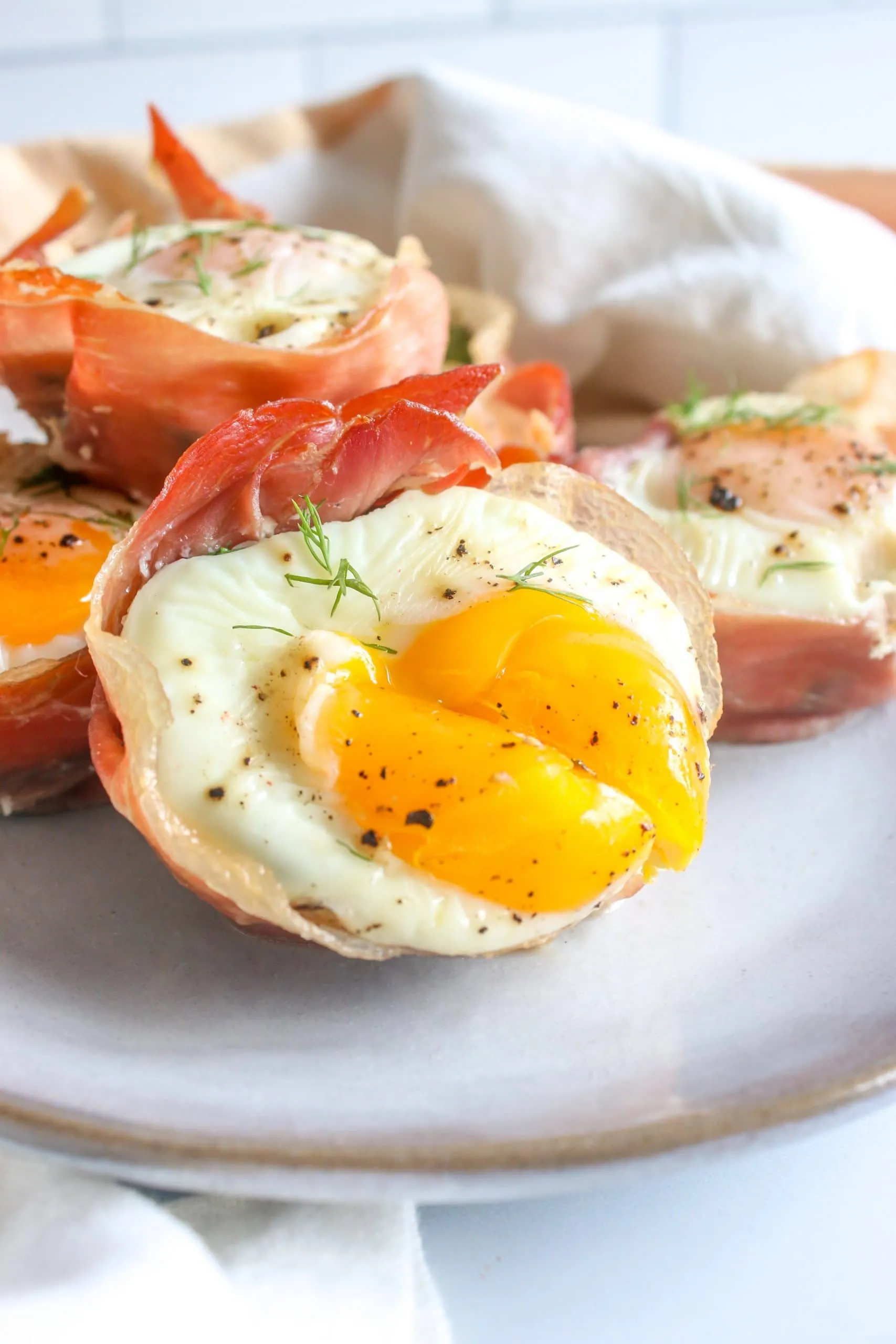 Prosciutto Sausage and Egg Cups