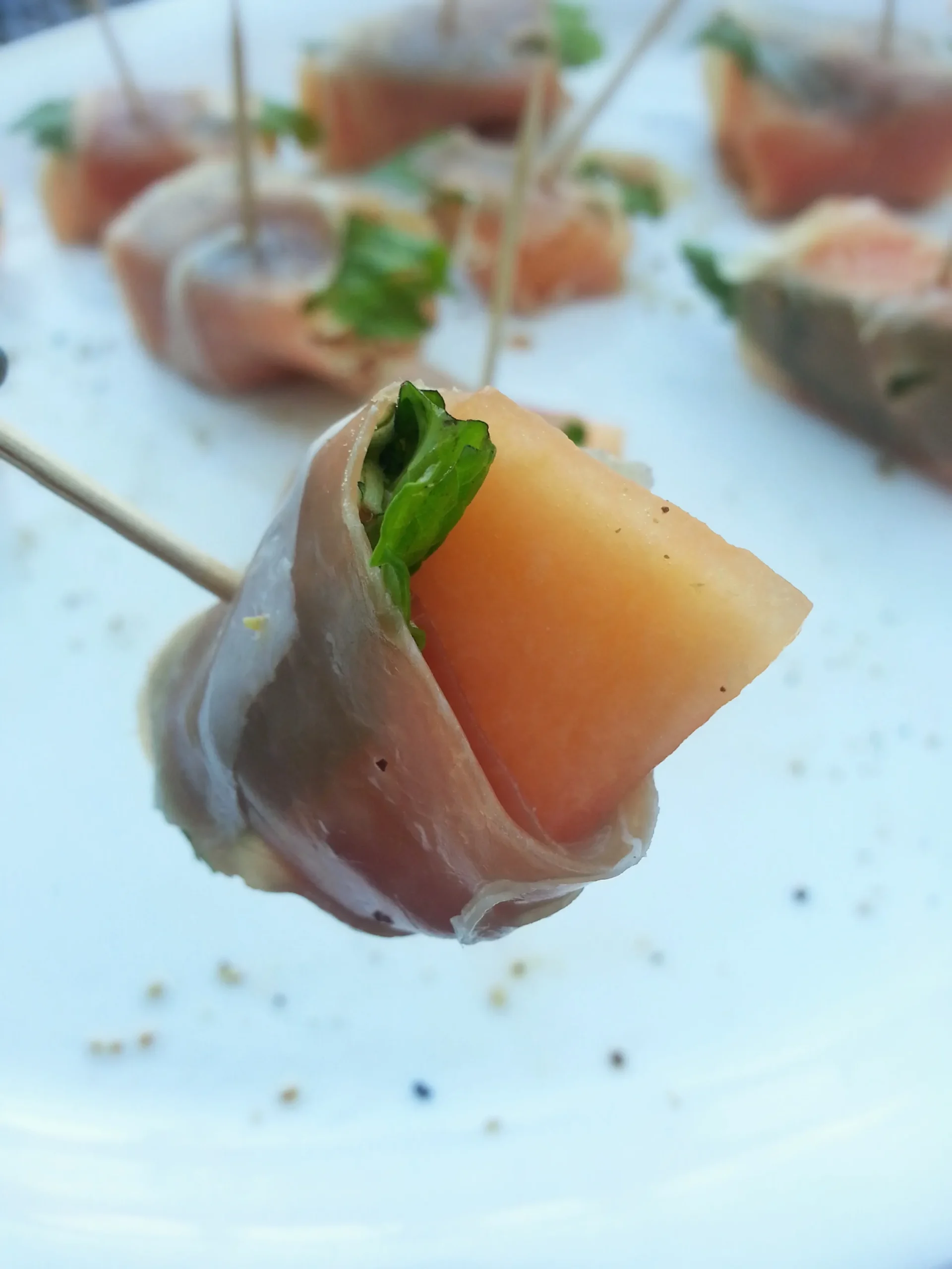 Prosciutto and Melon Bites