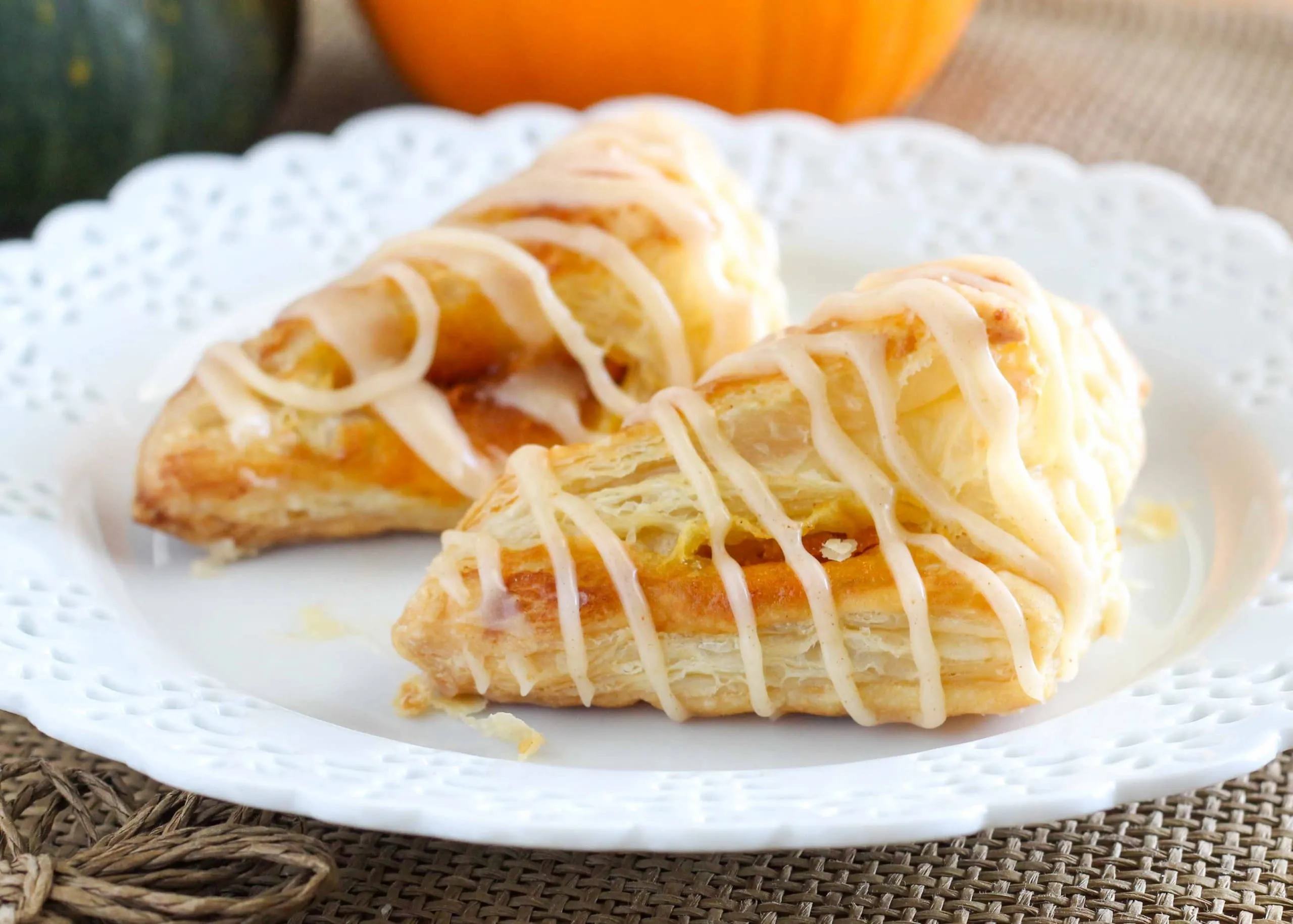 Puff Pastry Pumpkin Turnovers