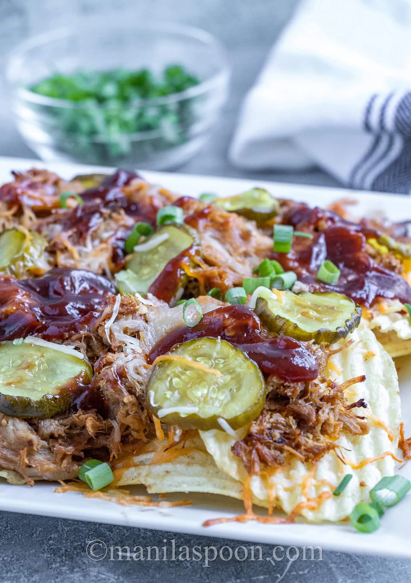 Pulled Pork Potato Chip Nachos