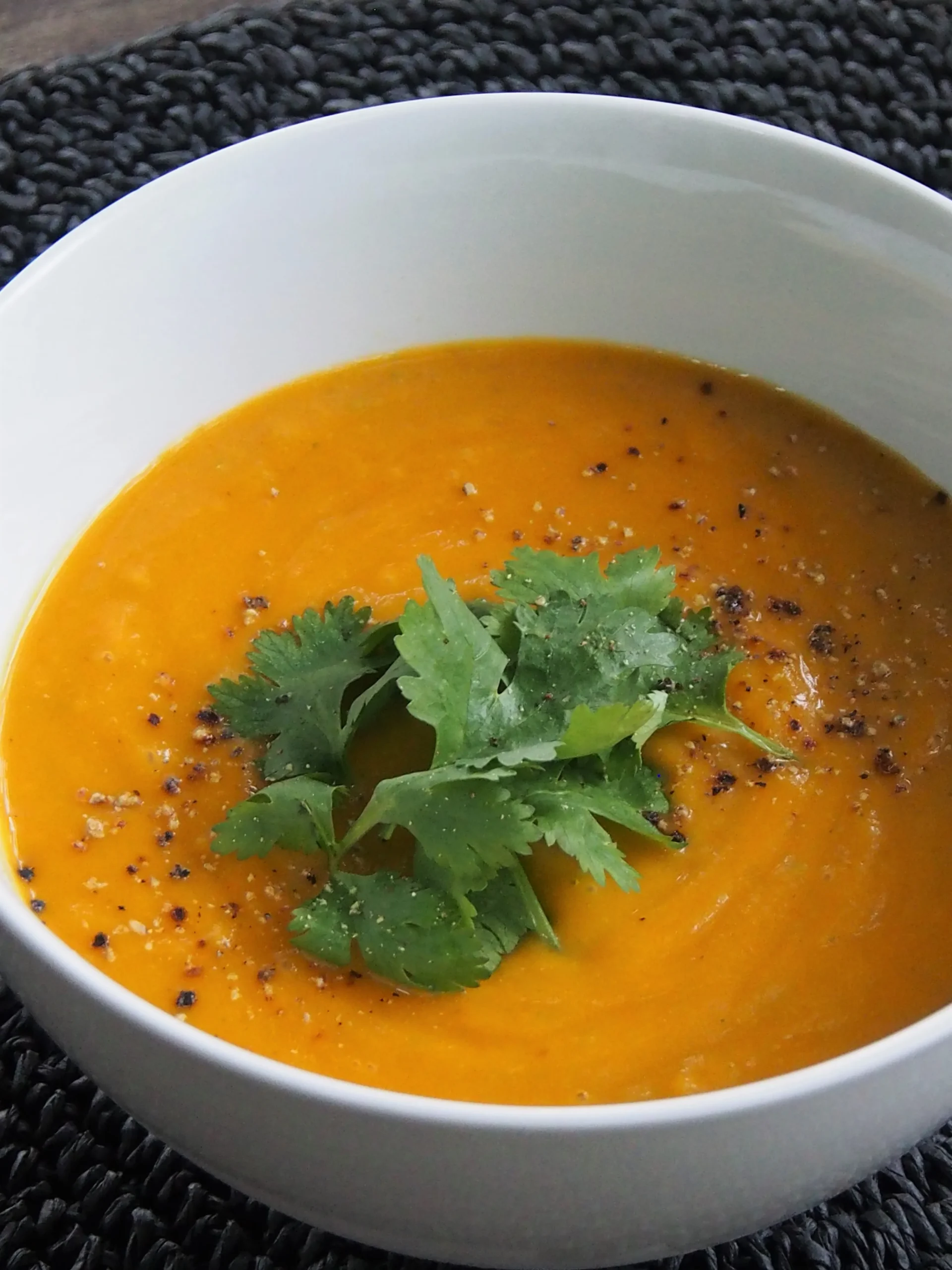 Pumpkin Soup with Lentils