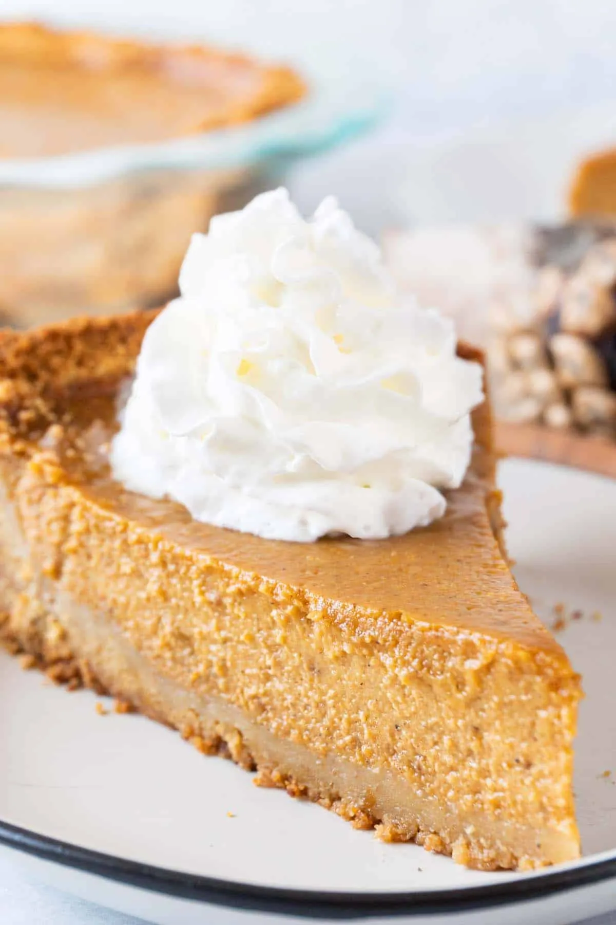 Pumpkin Tart with a Graham Cracker Crust
