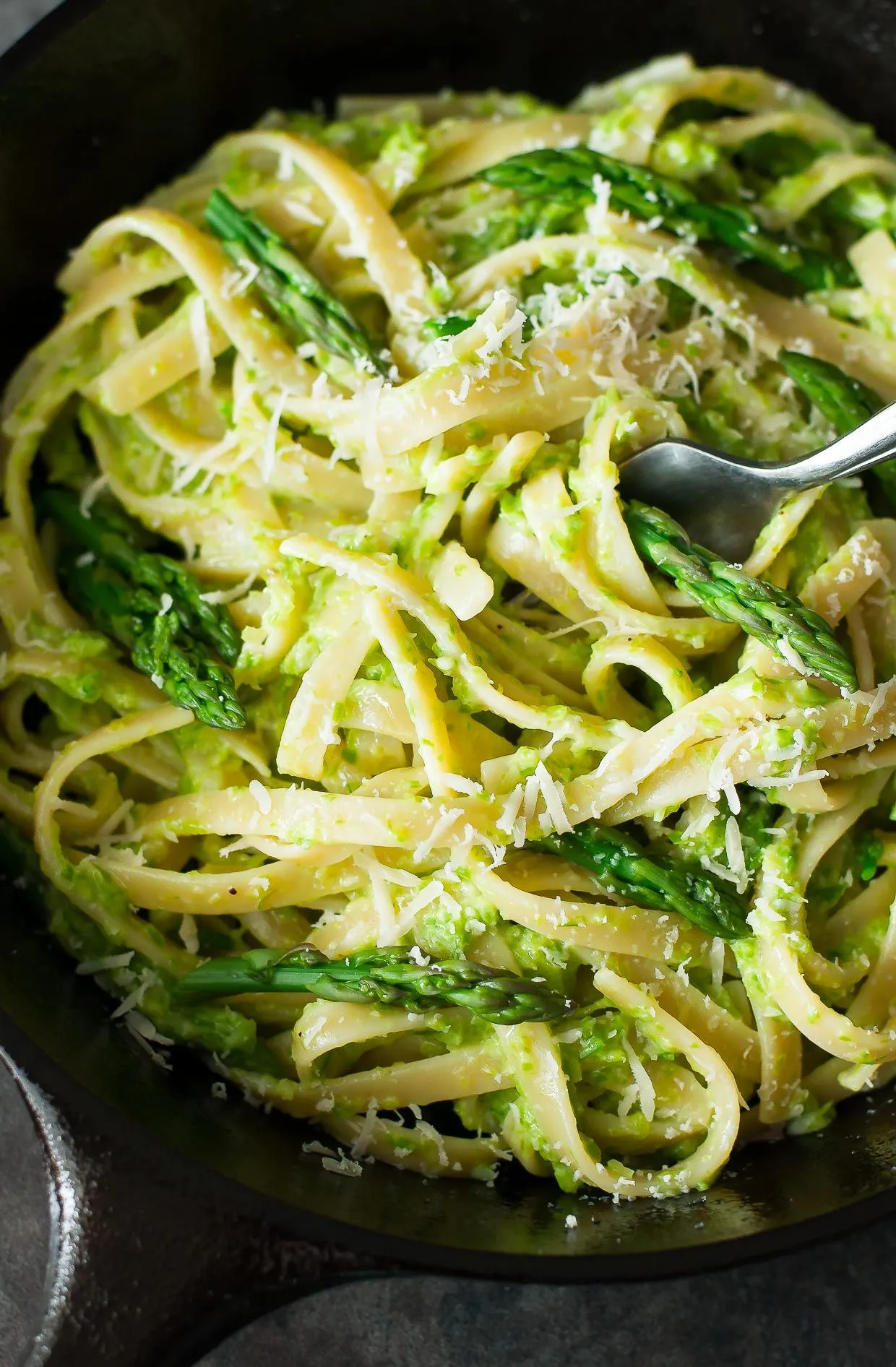 Quick Date Night Pasta with Asparagus