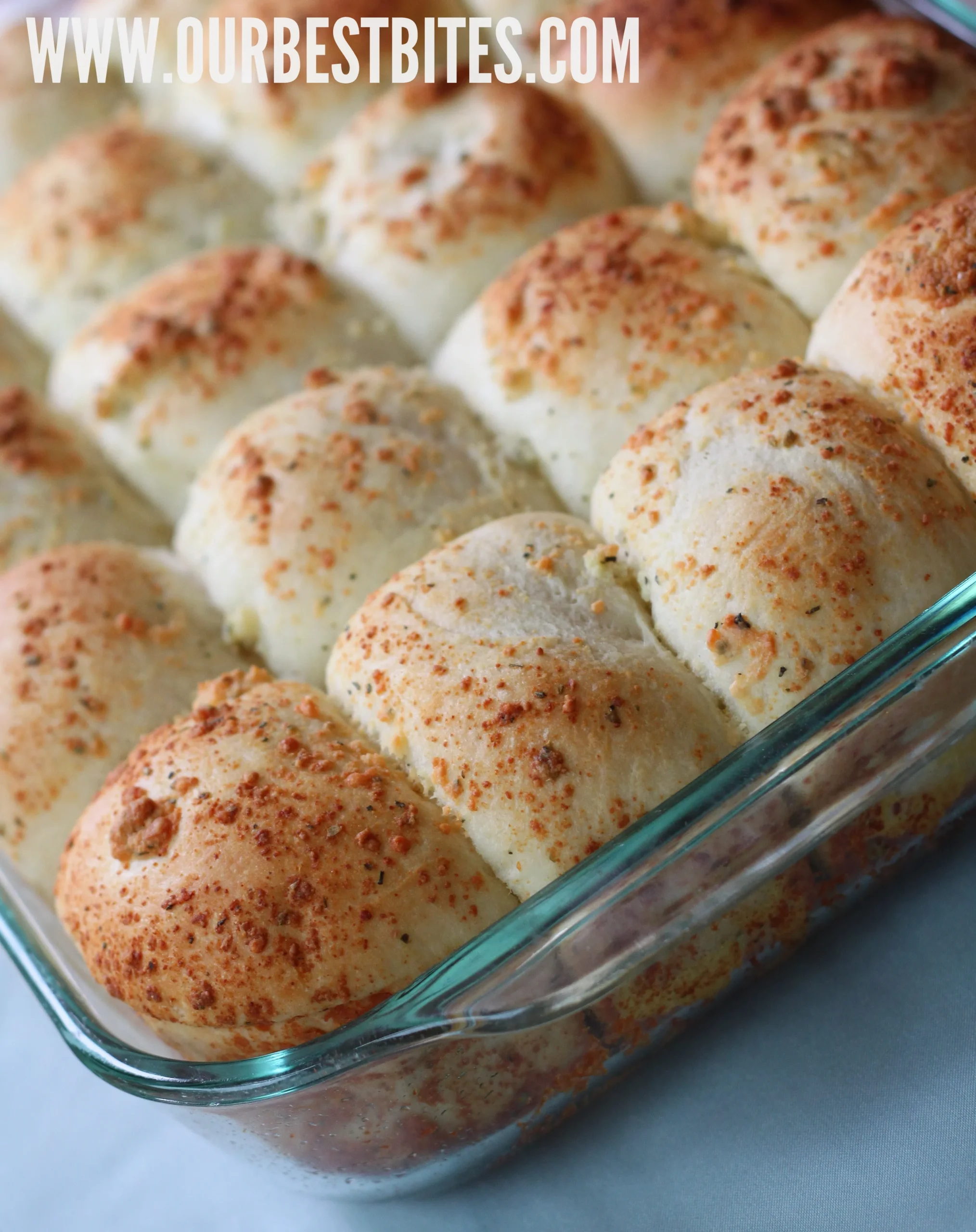 Quick Easy Garlic Parmesan Rolls