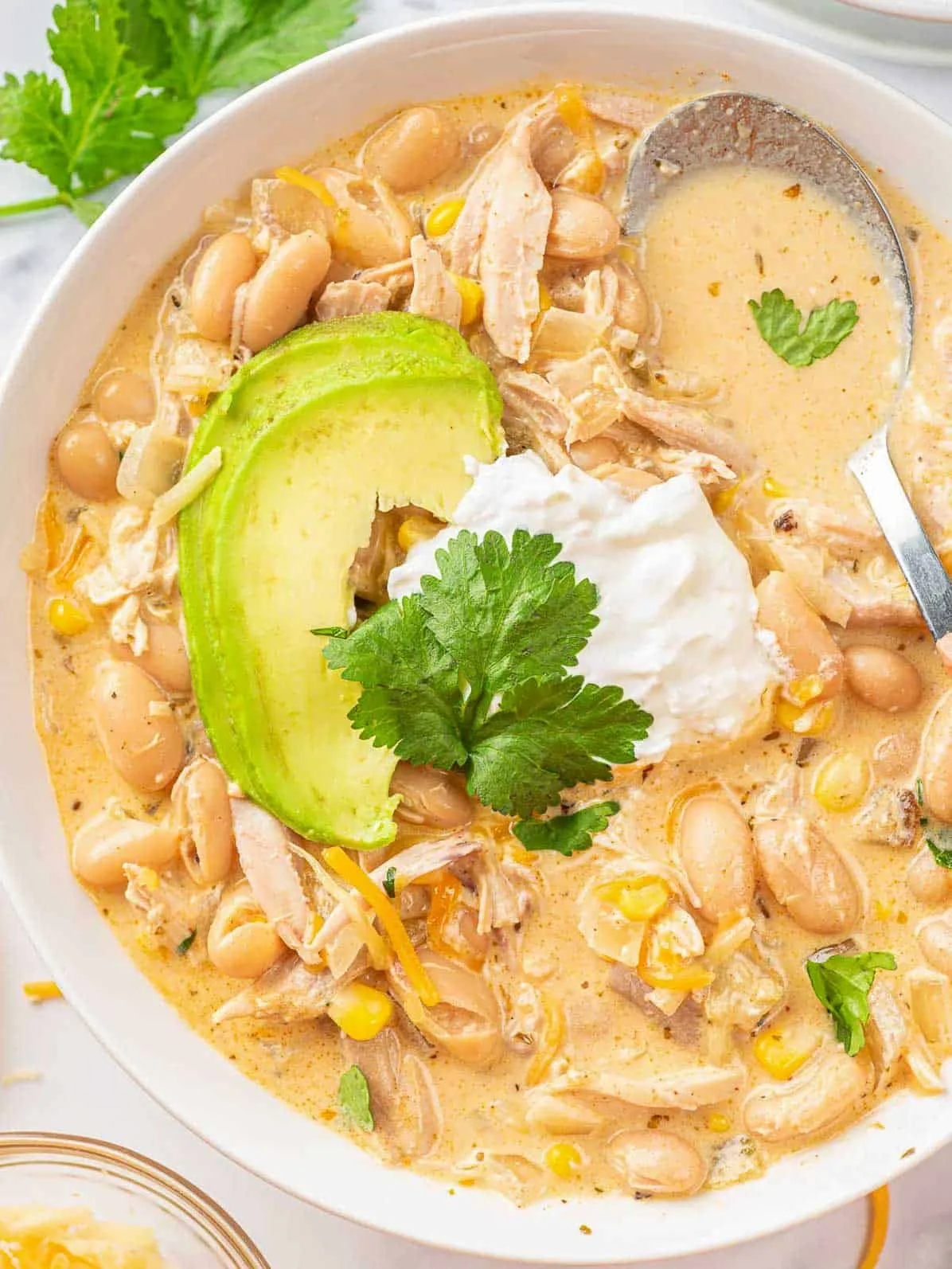Quick and Easy Black and White Chicken Chili