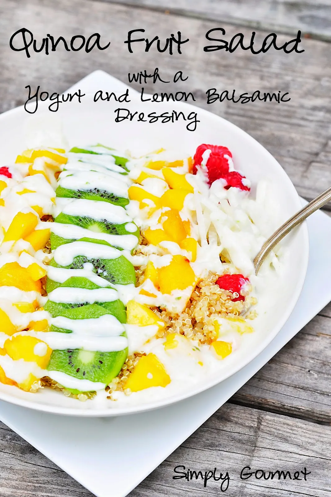 Quinoa Fruit Salad with Yogurt