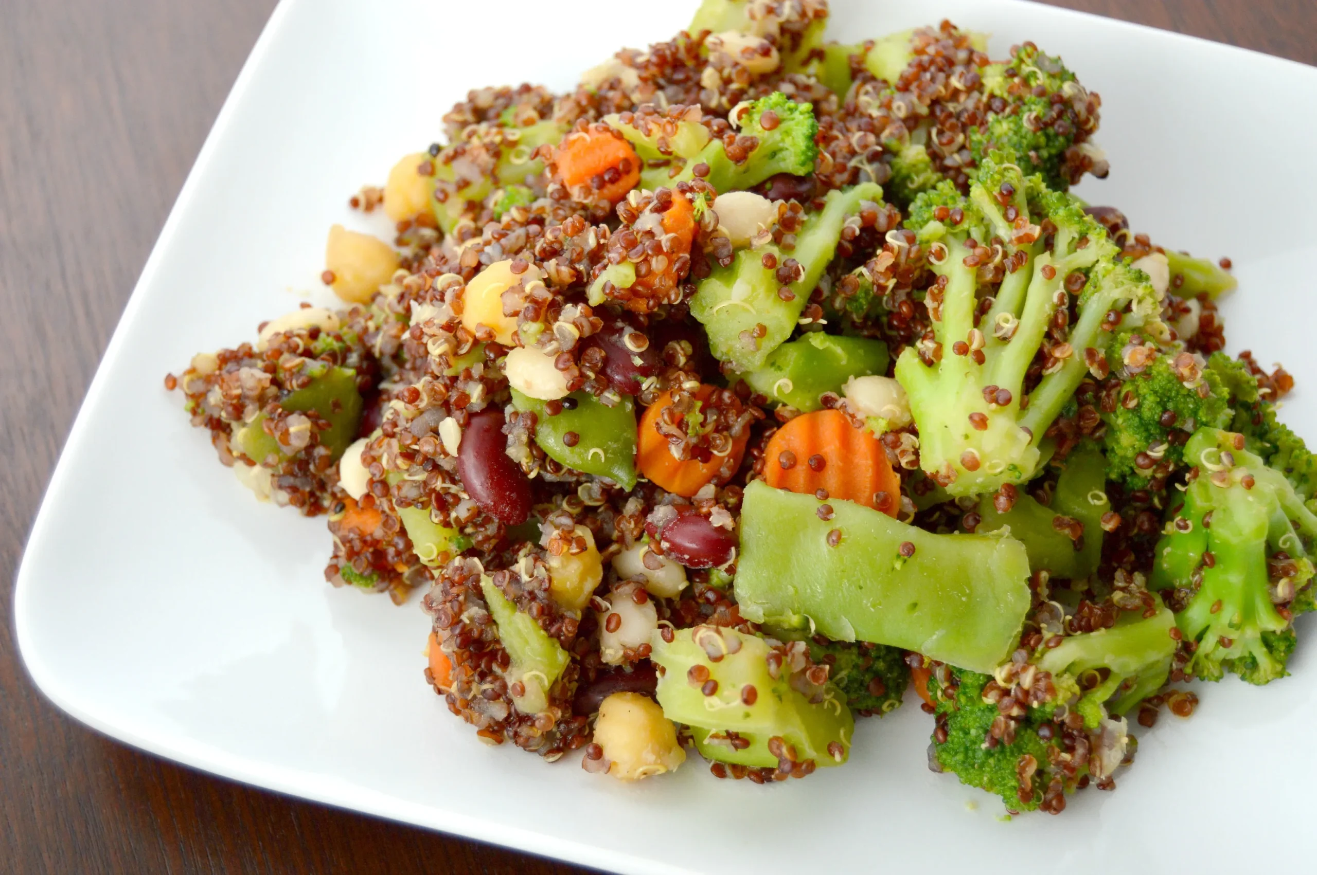 Quinoa Veggie Stir Fry with Teriyaki Sauce