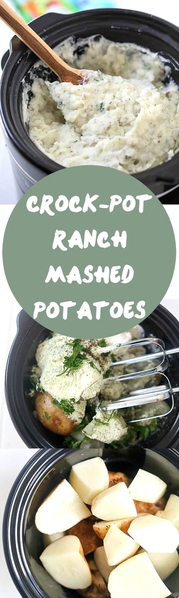 Ranch Crock Pot Mashed Potatoes