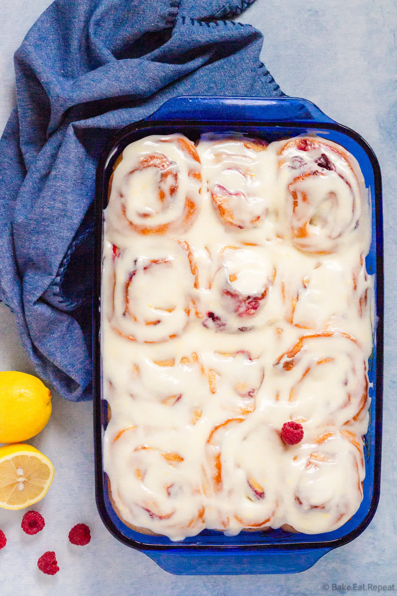 Raspberry Lemon Sweet Rolls