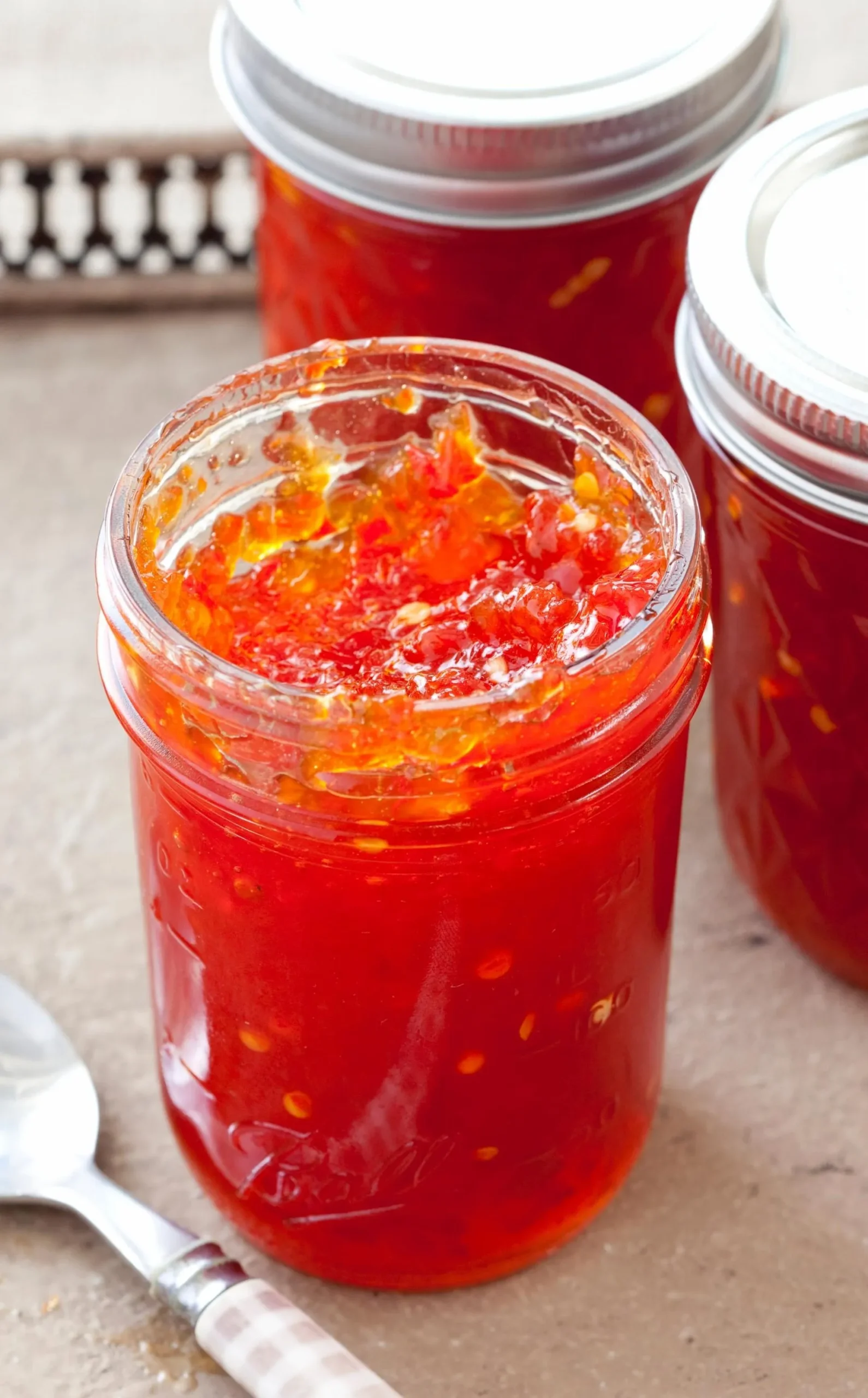 Red Pepper and Jalapeno Jam