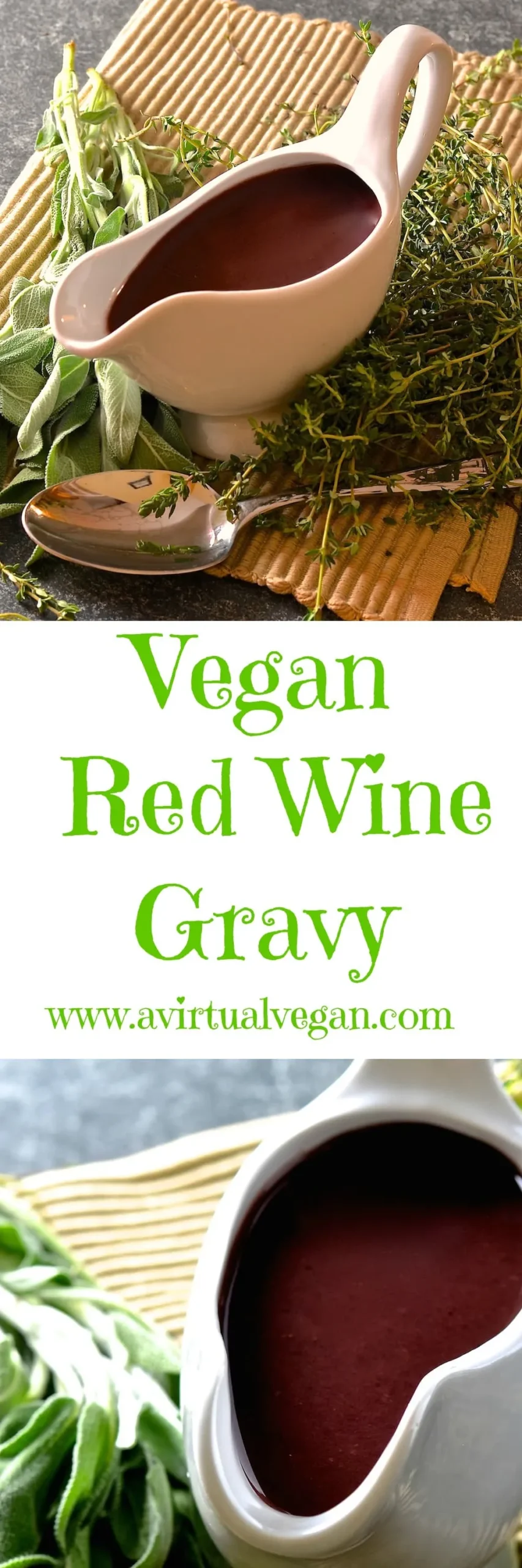 Red Wine Vegan Gravy