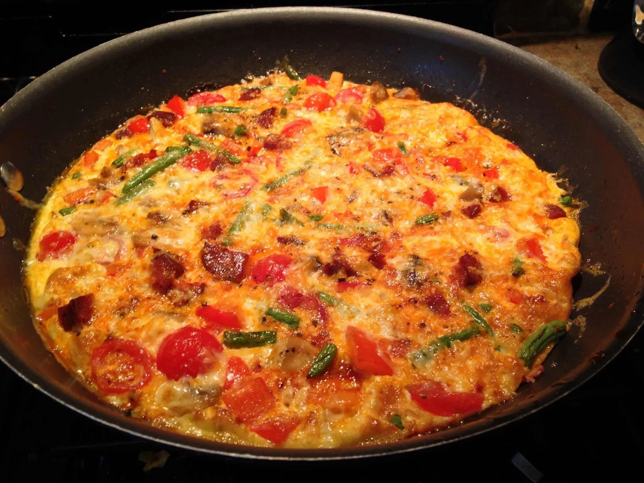 Red and Green Frittata