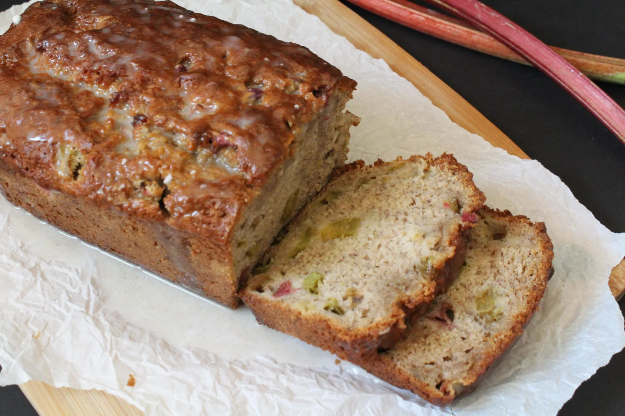 Rhubarb Banana Bread