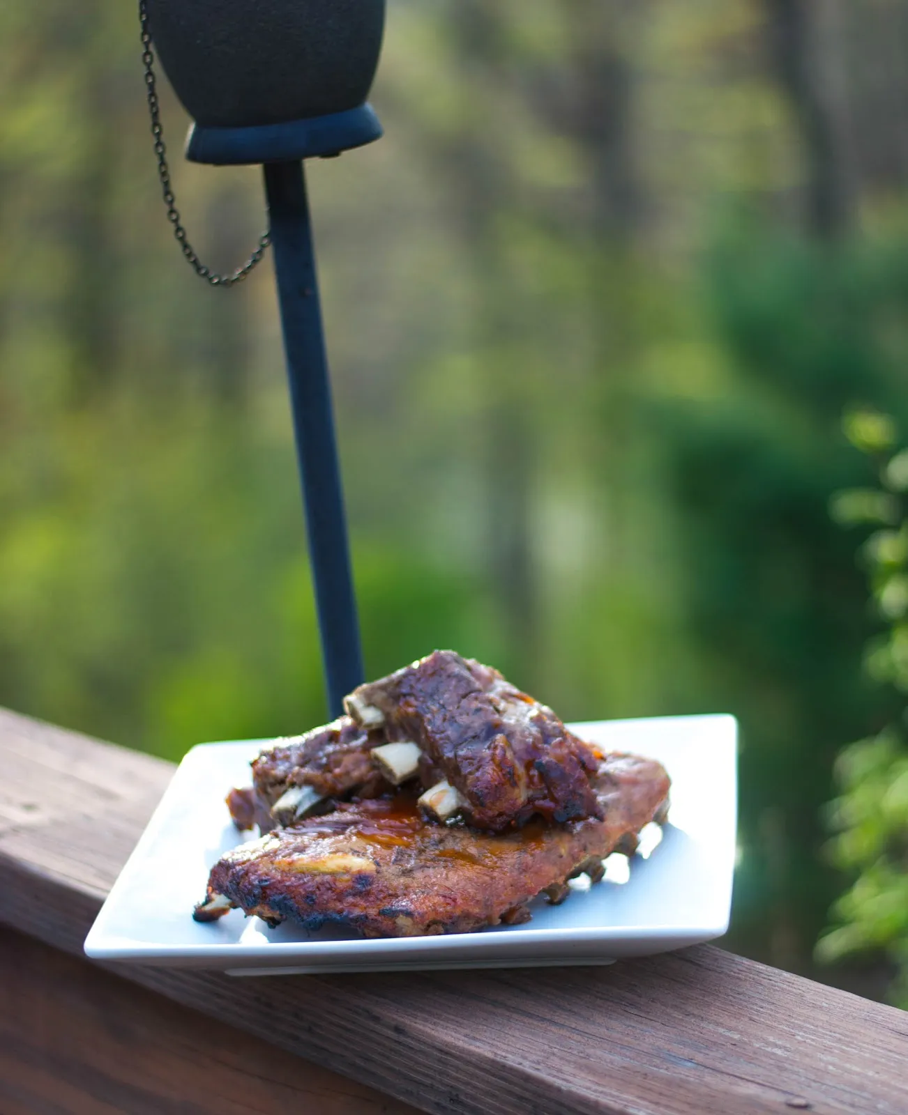Ribs with Honey Maple BBQ Sauce