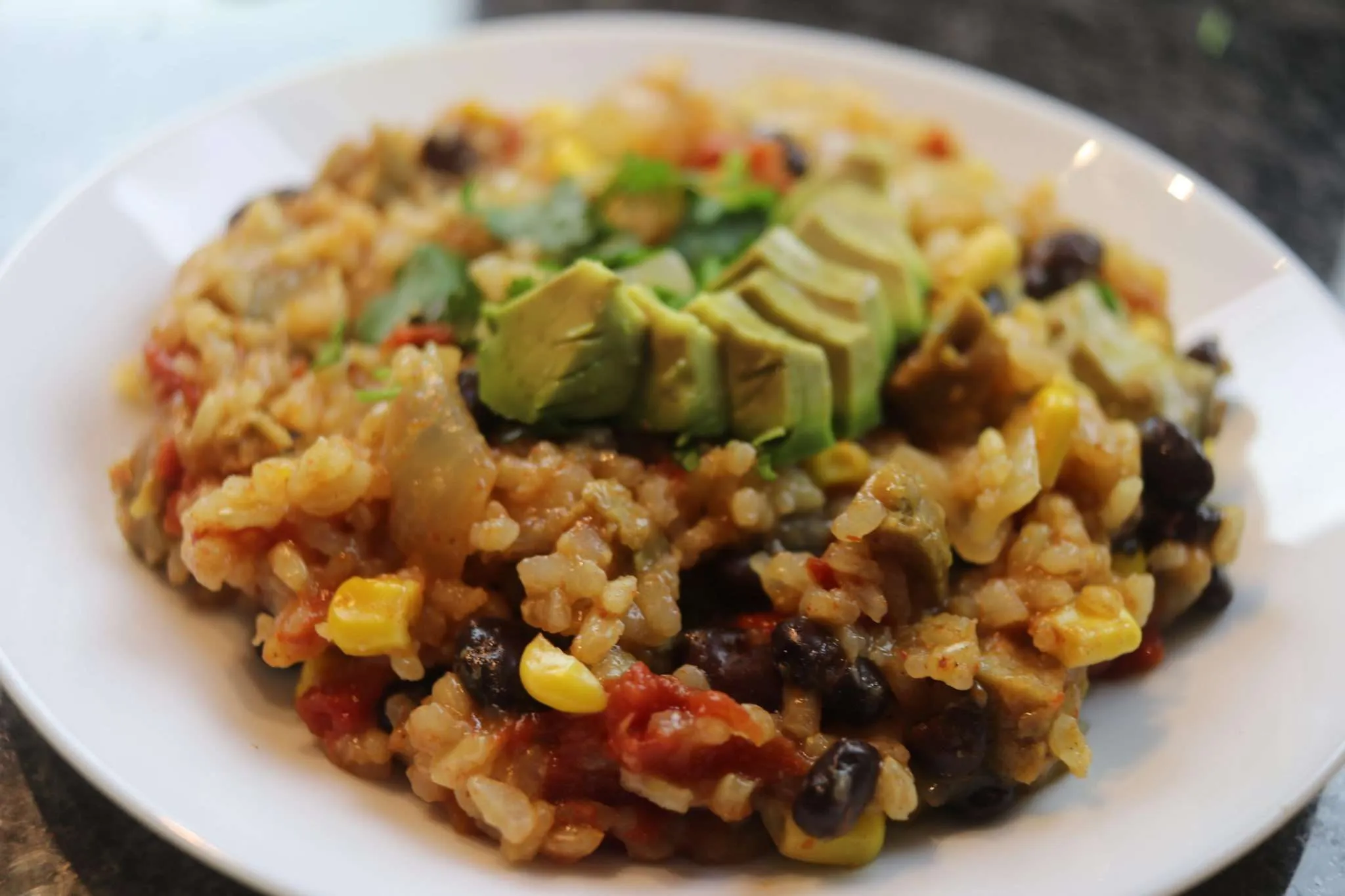 Rice Cooker Mexican Rice Vegan
