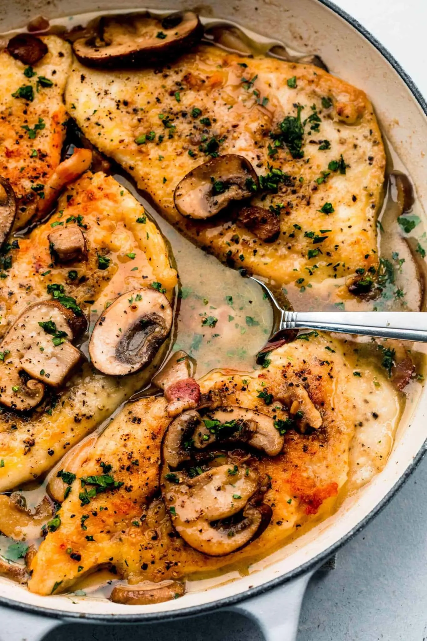 Roast Chicken with Marsala Sauce