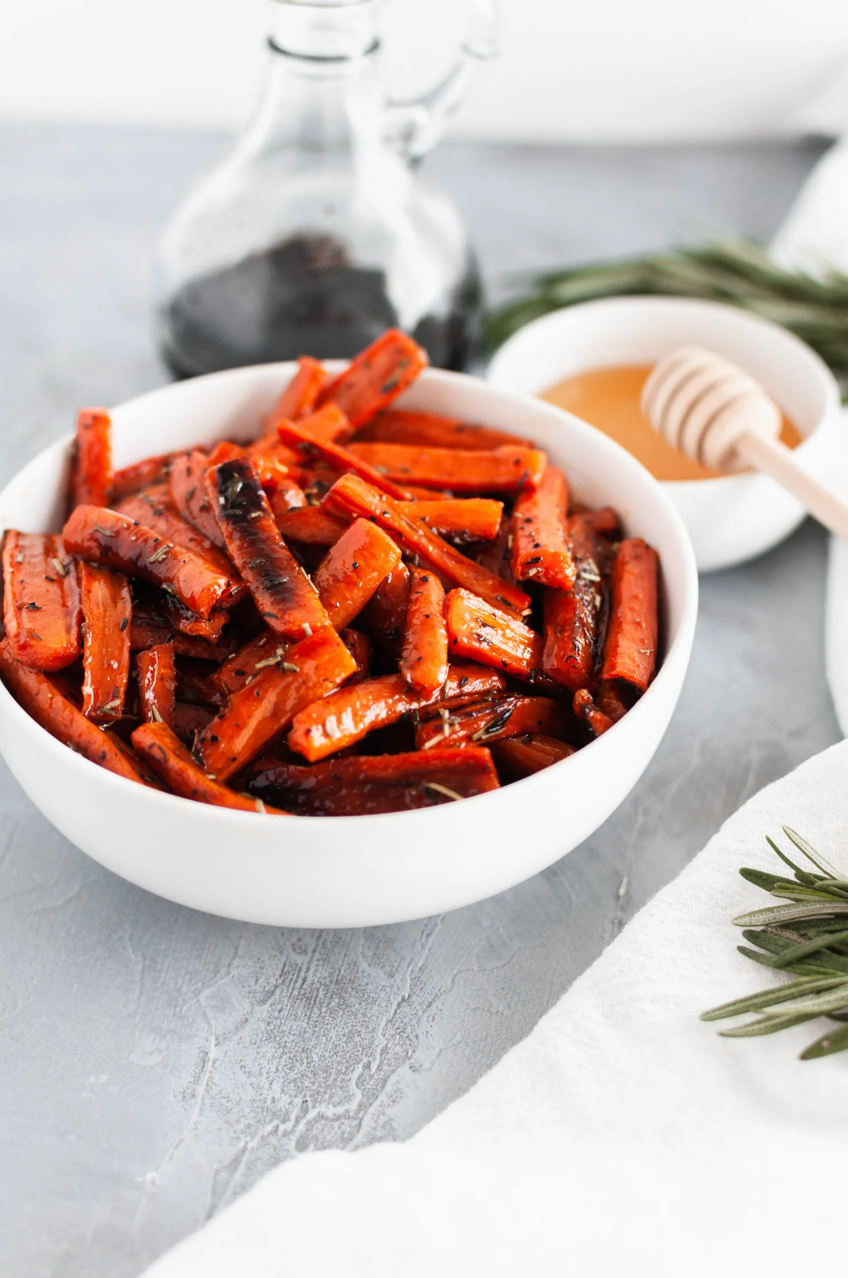 Roasted Carrots with Honey Balsamic