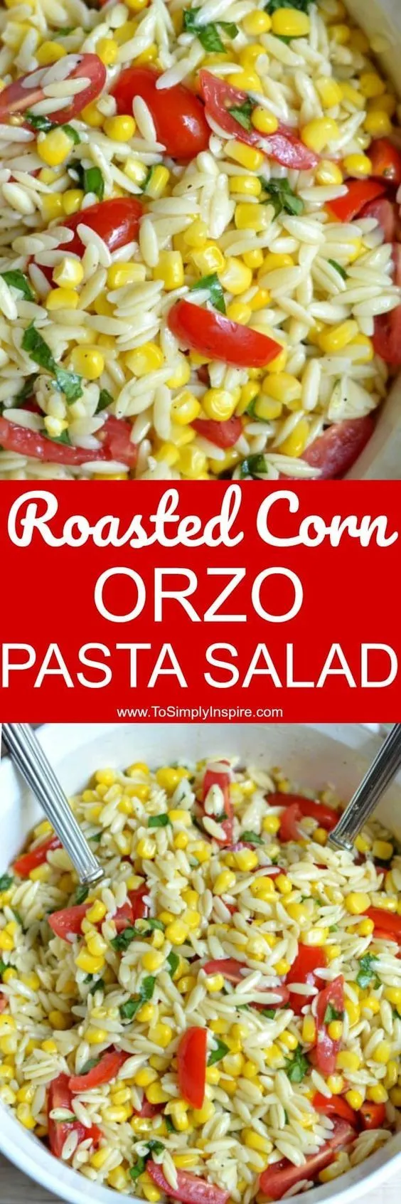 Roasted Corn Tomato Pasta Bowl