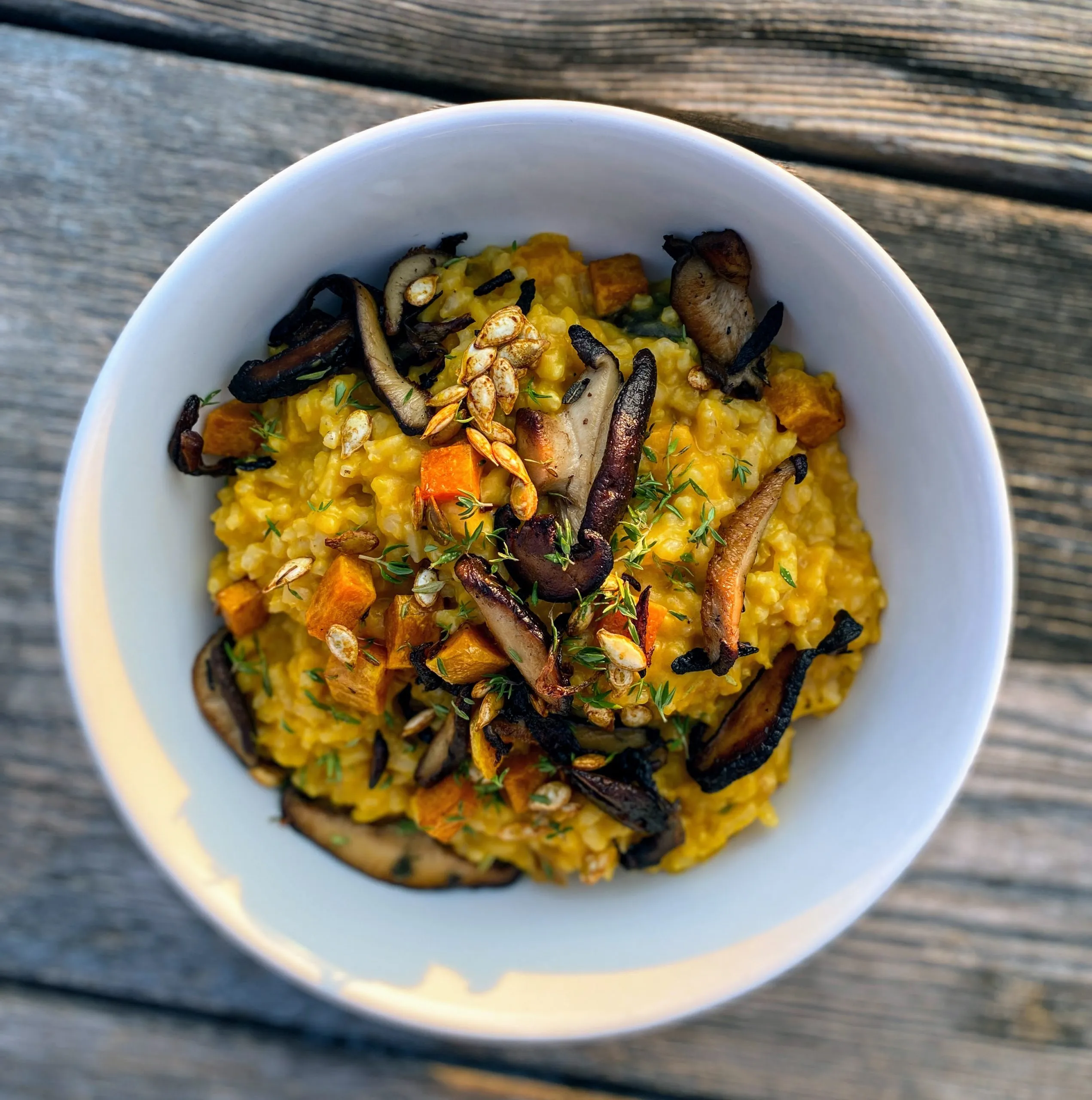 Roasted Emmer and Winter Squash Risotto