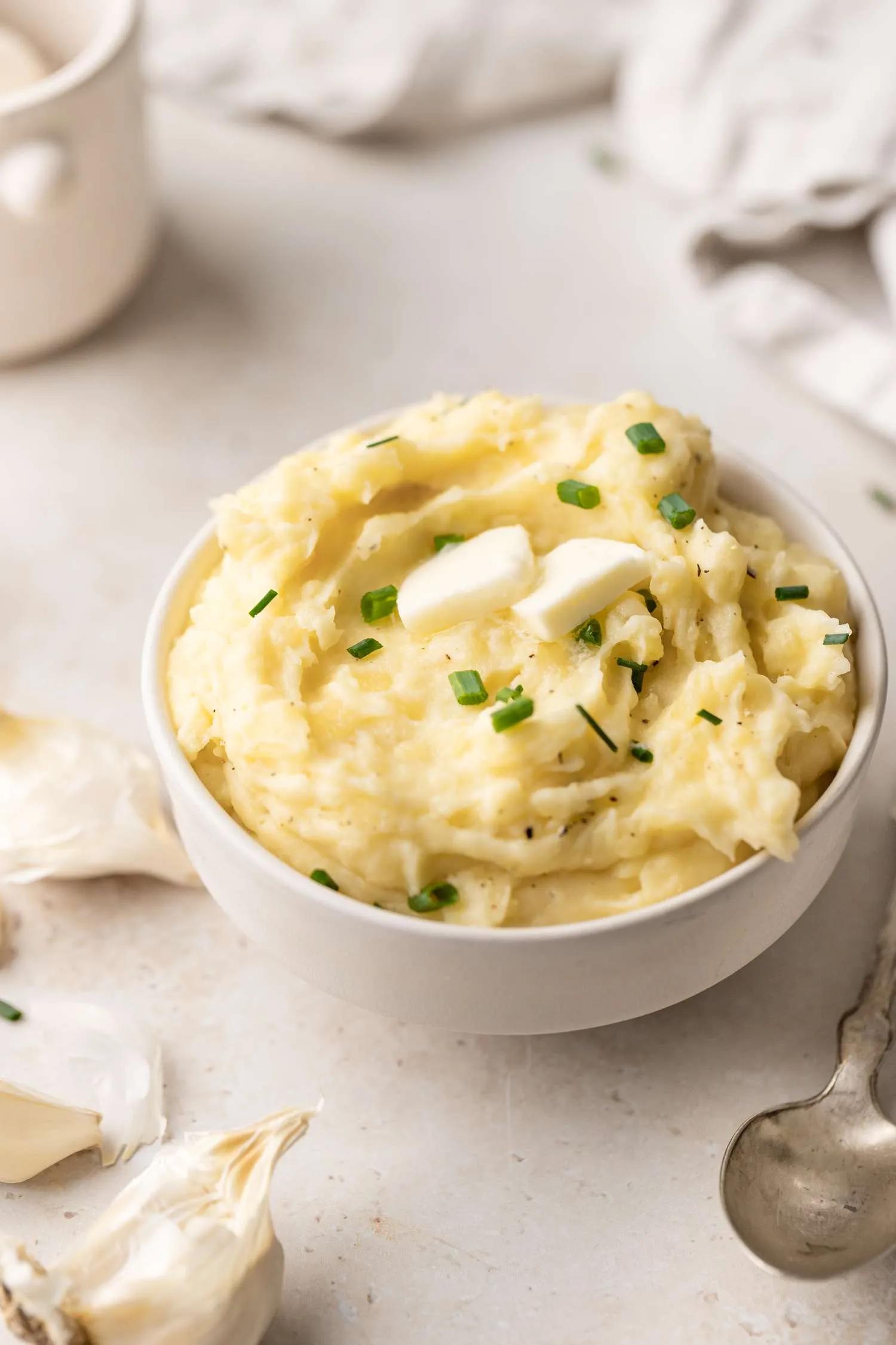 Roasted Garlic Red Mashed Potatoes