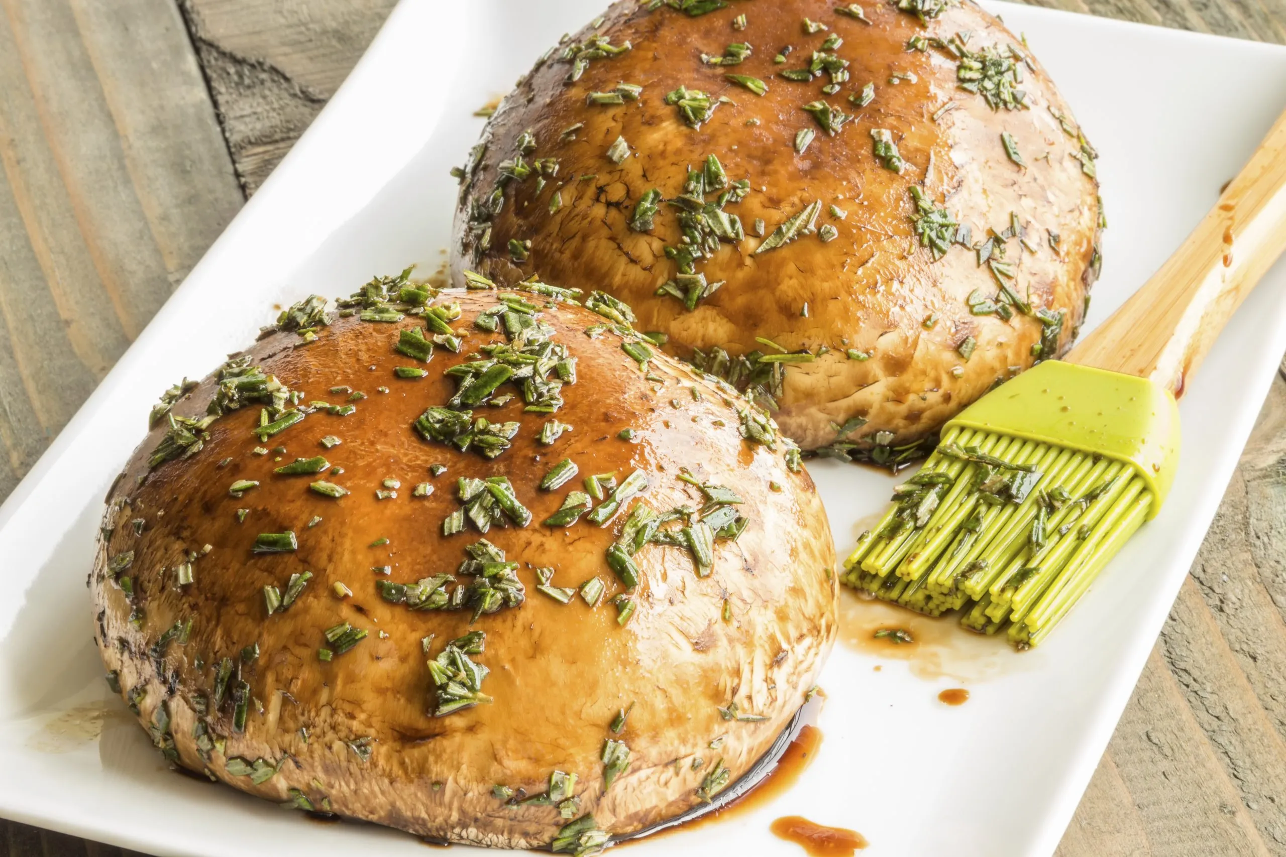 Roasted Marinated Portobello Mushrooms