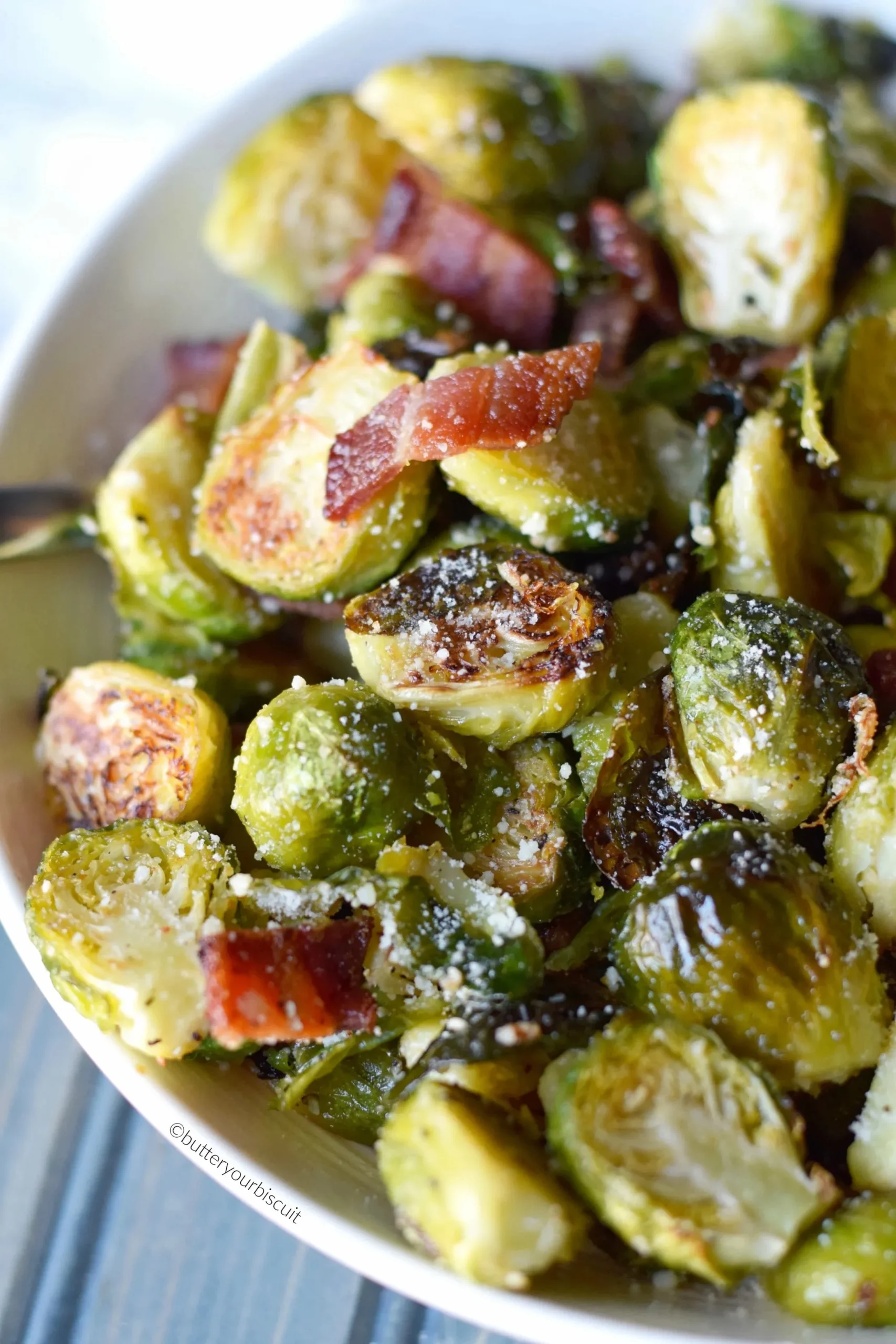 Roasted Parmesan Brussel Sprouts