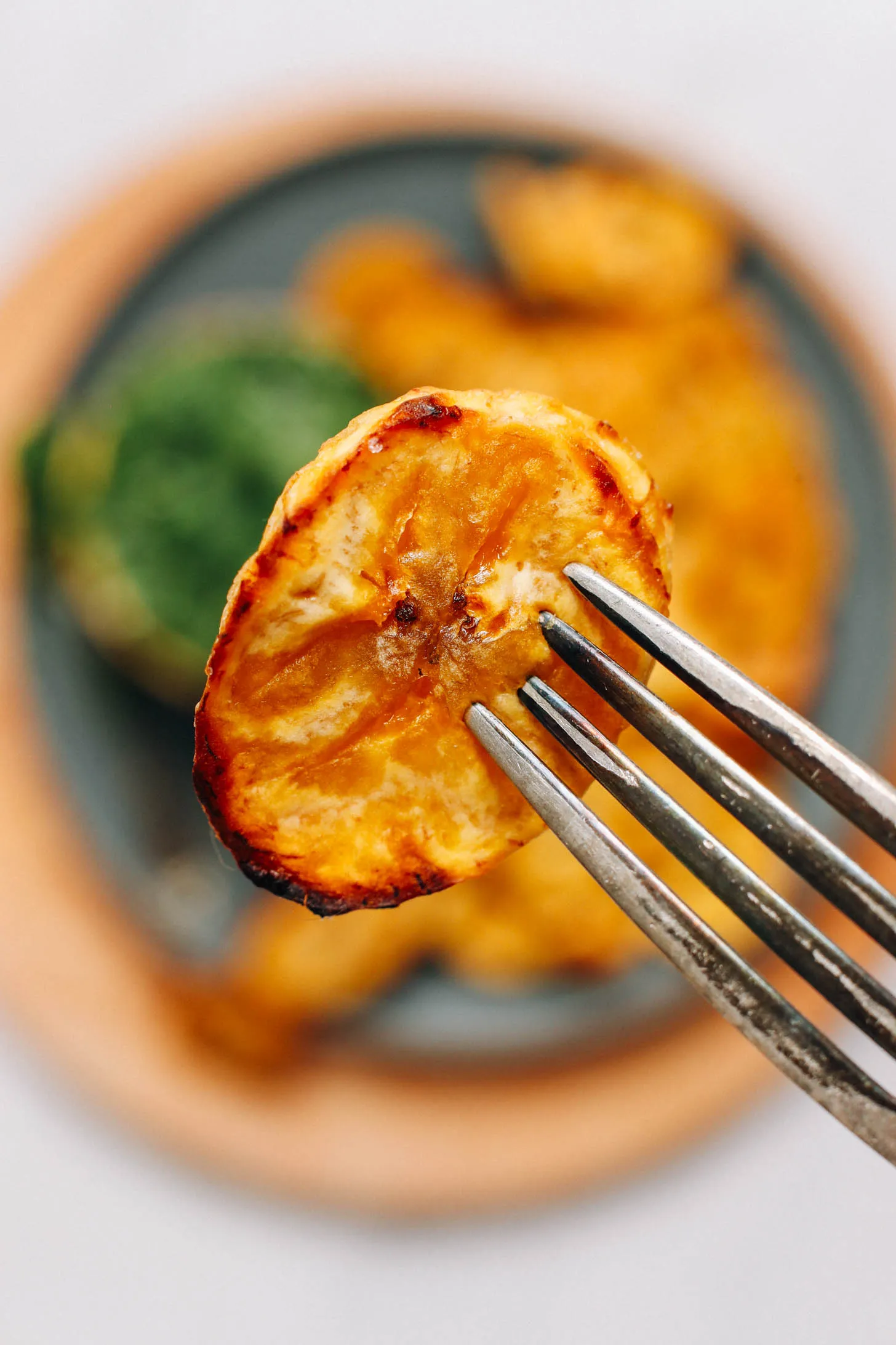 Roasted Plantains and Carrots