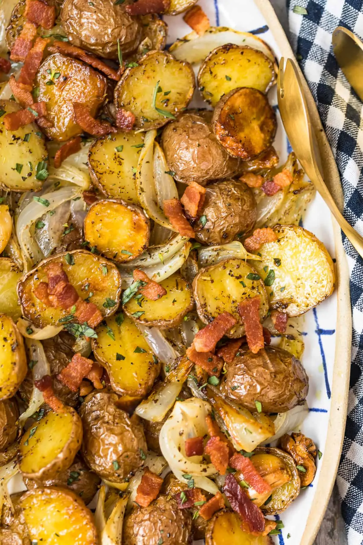 Roasted Red Potatoes and Onions